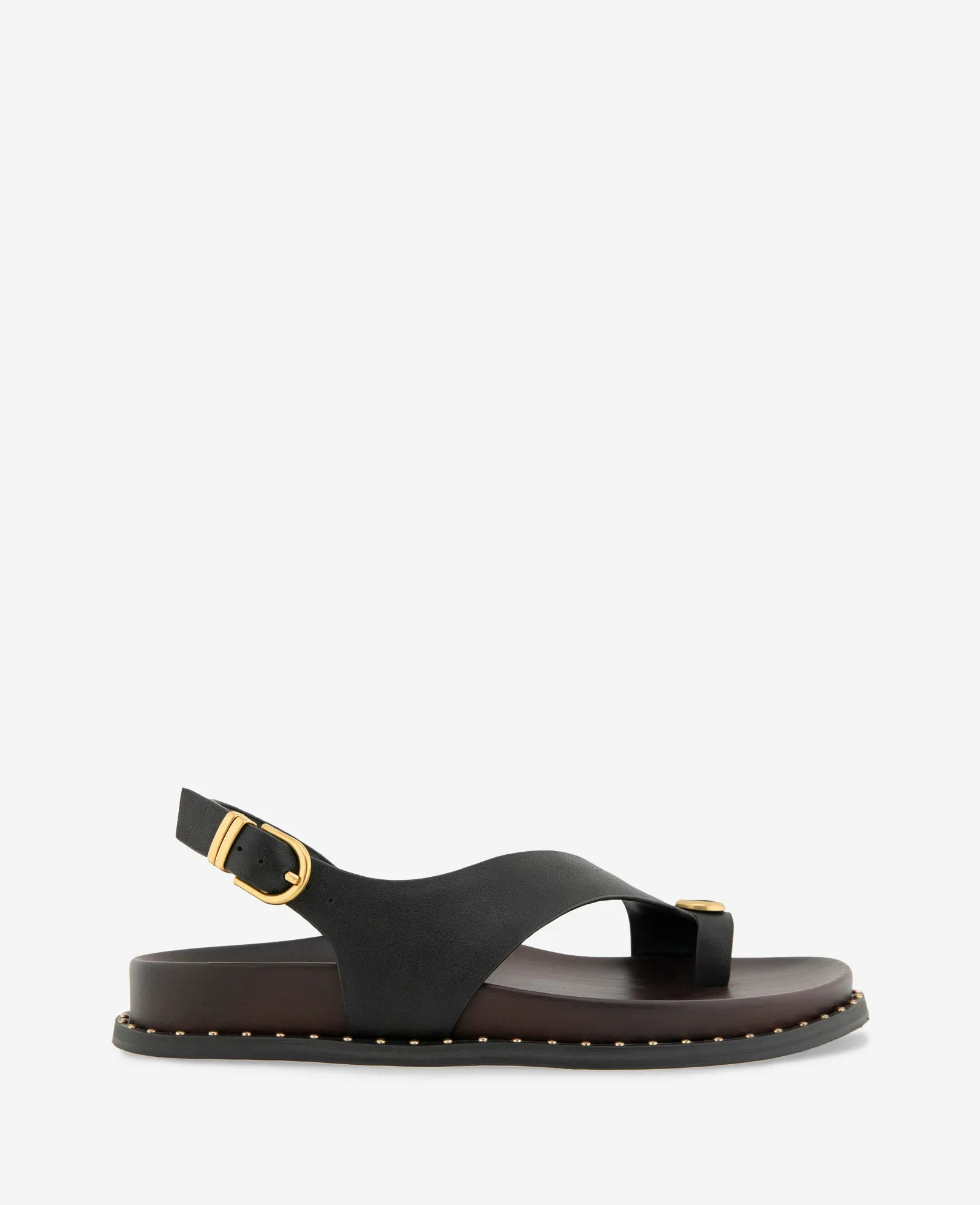 Dixon Leather Toe Ring Buckle Sandal sold by Kenneth Cole