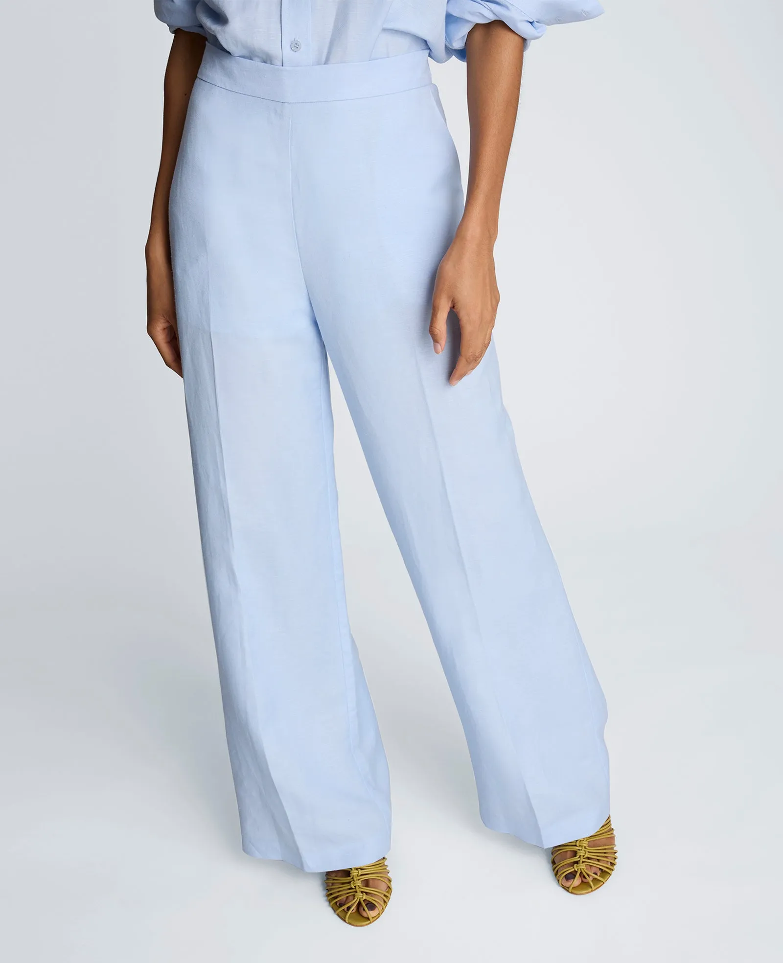 Pull On Wide Leg Linen Pant sold by Kenneth Cole