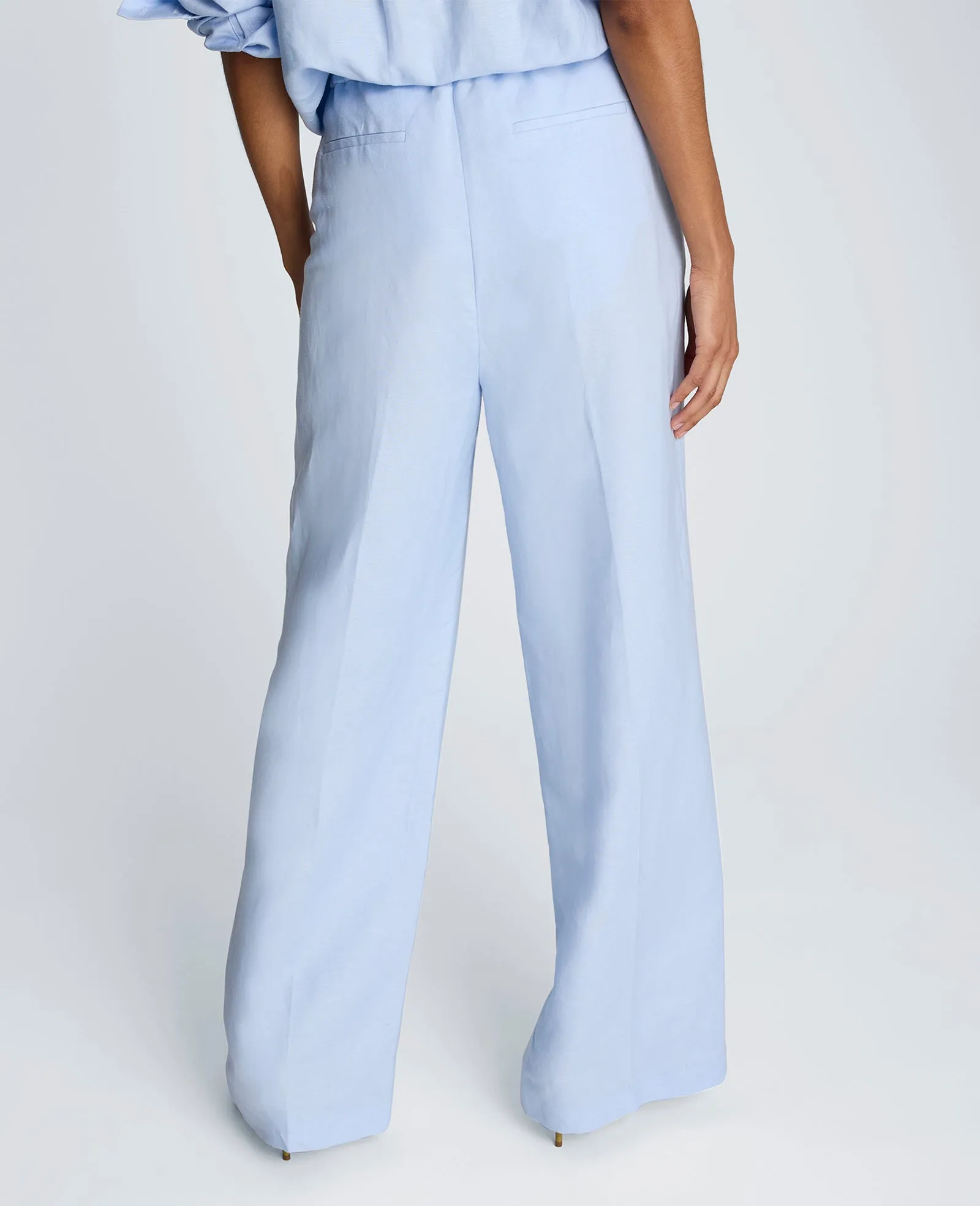 Pull On Wide Leg Linen Pant sold by Kenneth Cole product image thumbnail 3