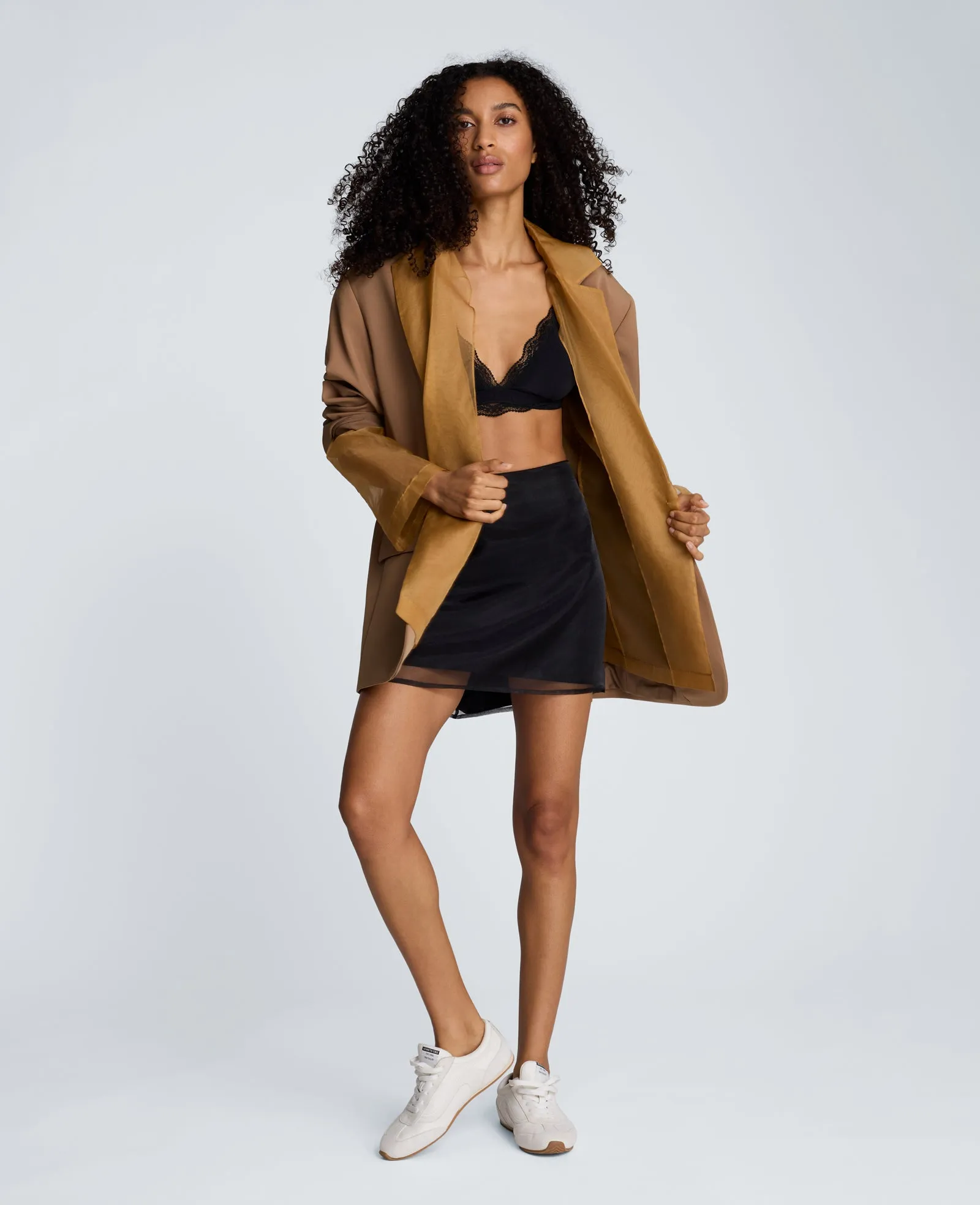 One Button Jacket with Notch Collar Organza sold by Kenneth Cole product image thumbnail 4