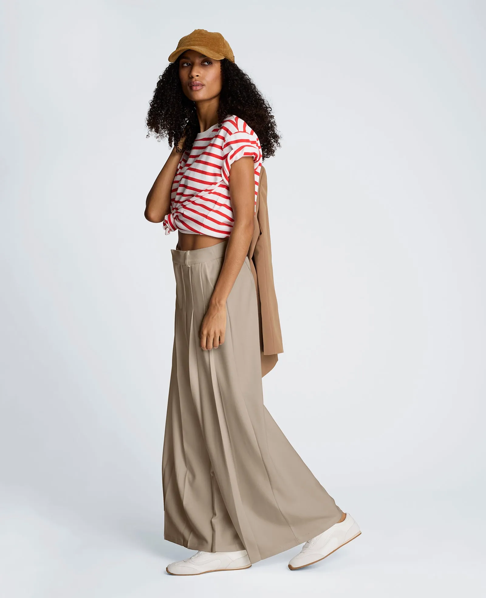 Fly Front Pleated Maxi Skirt sold by Kenneth Cole product image thumbnail 3