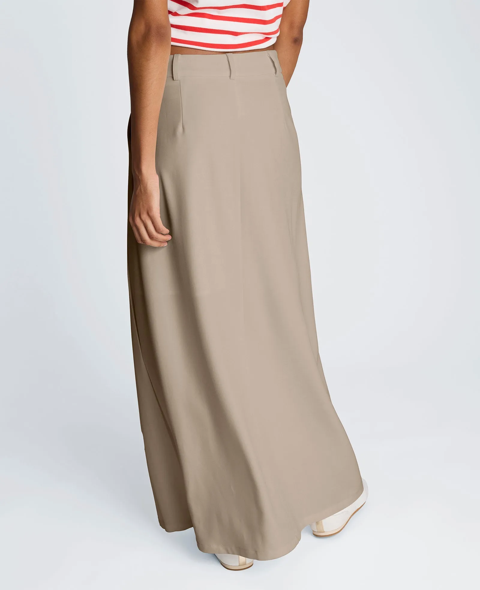 Fly Front Pleated Maxi Skirt sold by Kenneth Cole product image thumbnail 2