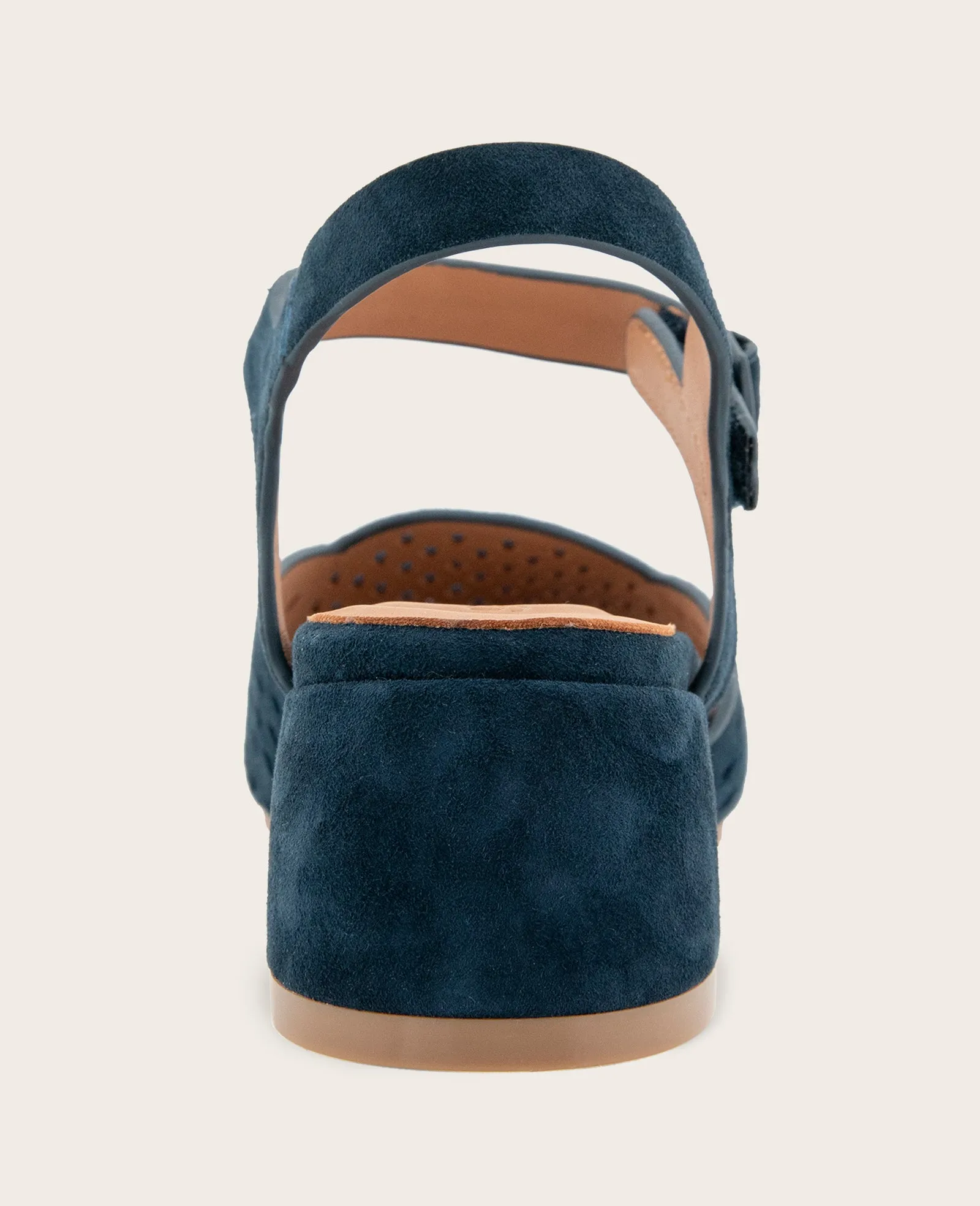 GENTLE SOULS - Oaks Suede Perforated Open Toe Heel sold by Kenneth Cole product image thumbnail 4