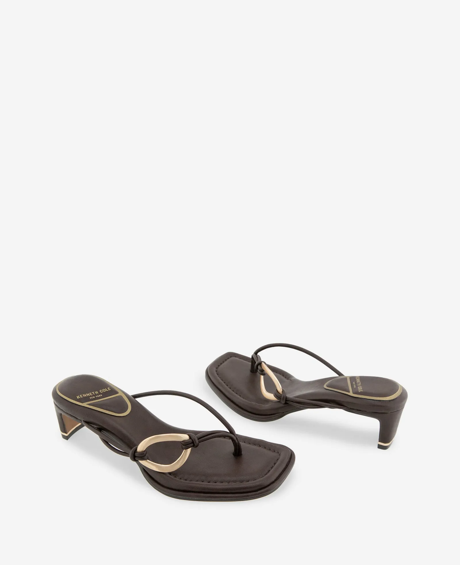 Madrid Leather Embellished Heel Sandal sold by Kenneth Cole product image thumbnail 2