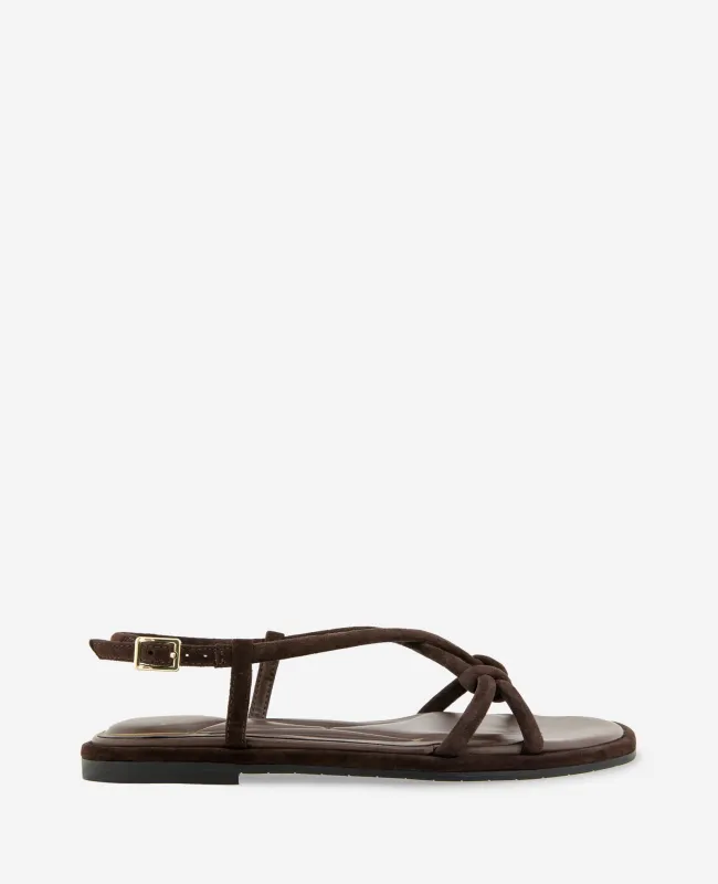 Paria Suede Knot Detail Sandal made by Kenneth Cole