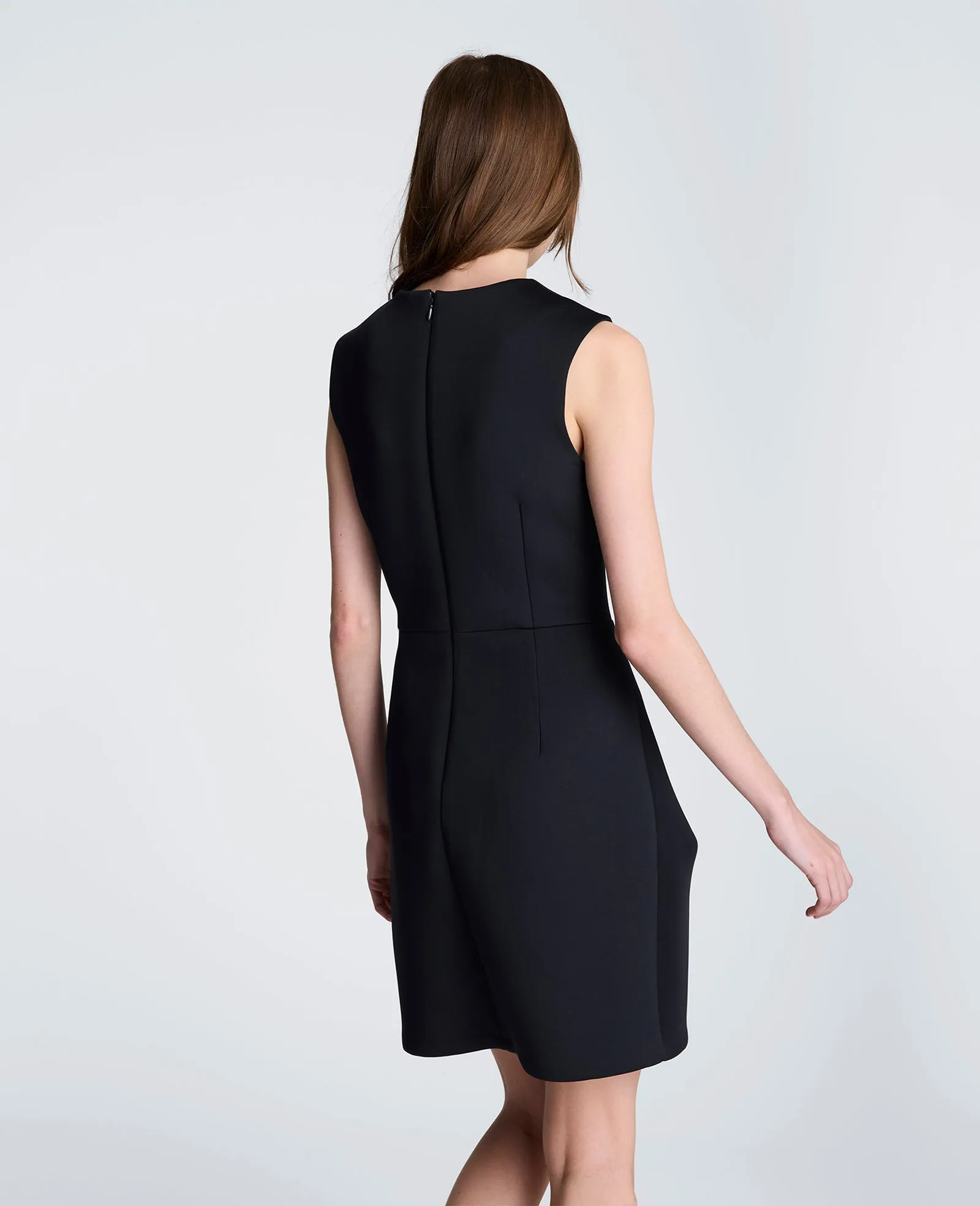 Draped Pleated Mini Cascading Detail Dress sold by Kenneth Cole product image thumbnail 2