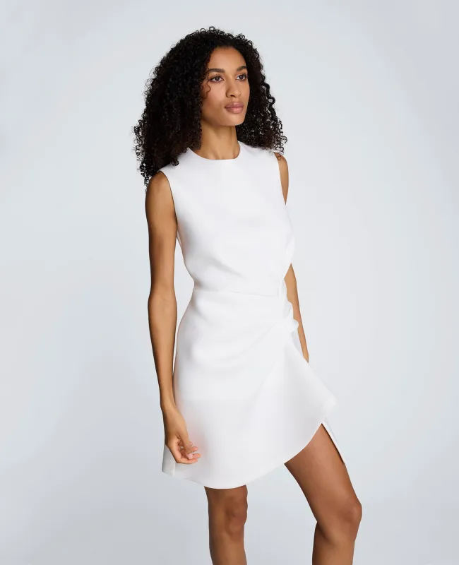 Draped Pleated Mini Cascading Detail Dress sold by Kenneth Cole