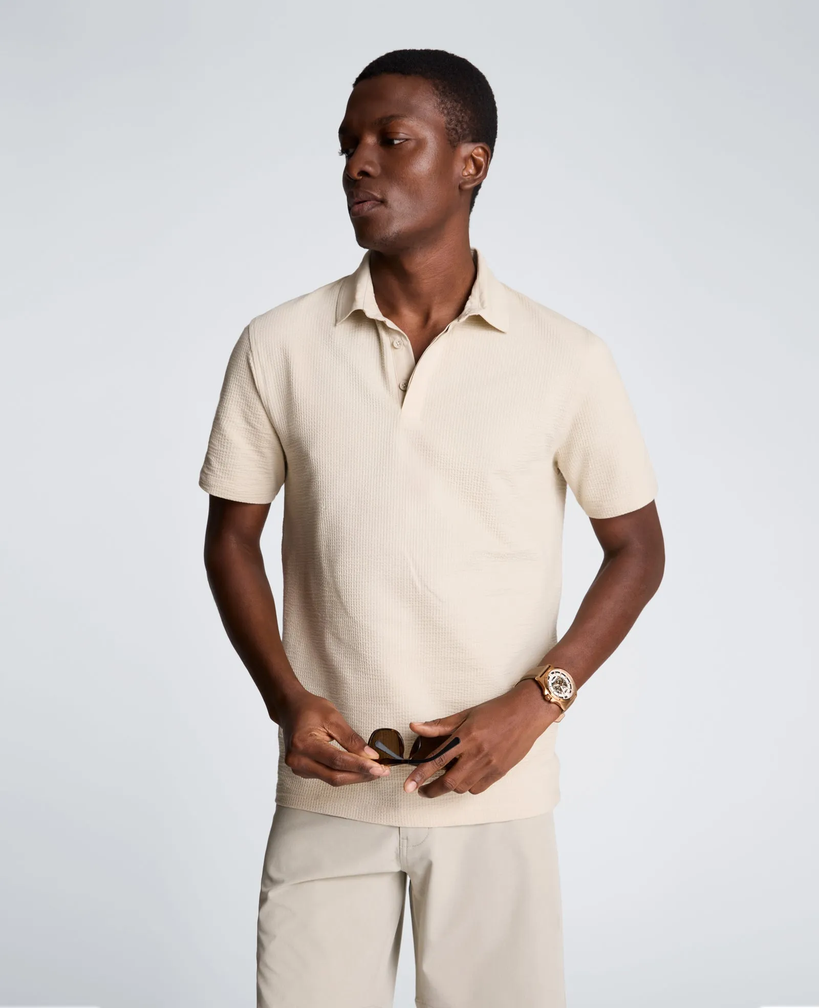 Mixed Media Polo sold by Kenneth Cole