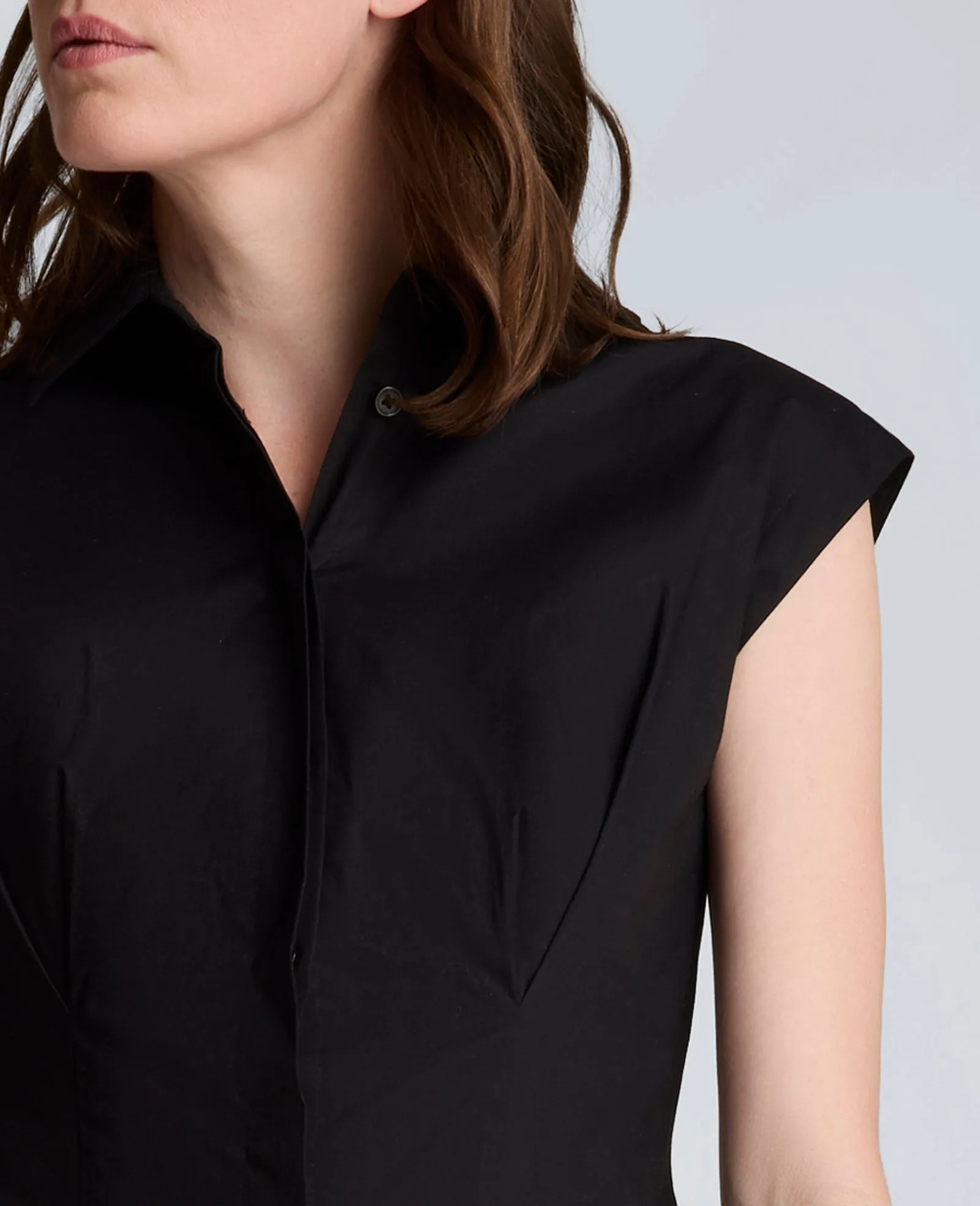 Bodice Pleat Midi Shirt Dress sold by Kenneth Cole product image thumbnail 3