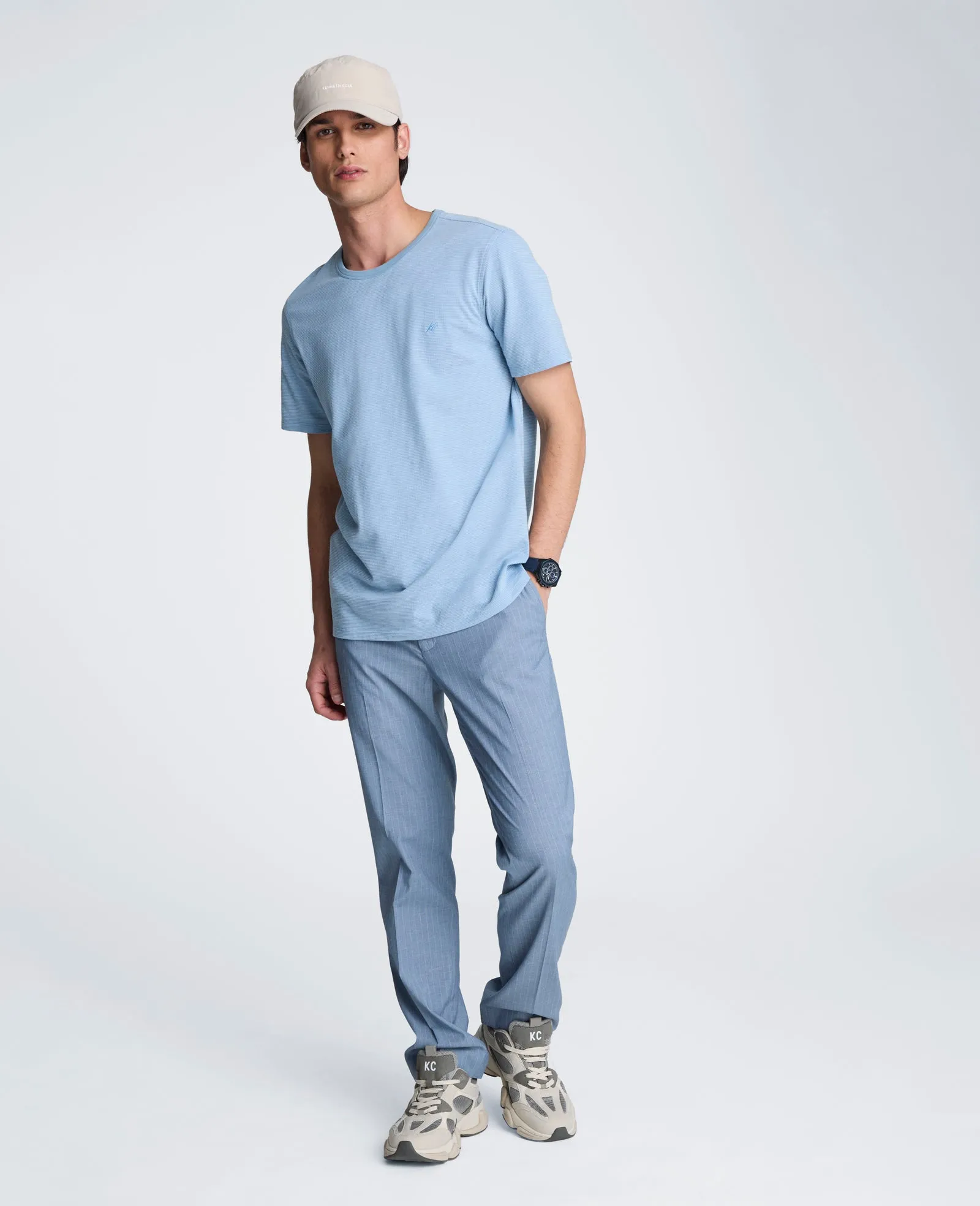 Textured Logo Tee sold by Kenneth Cole product image thumbnail 4