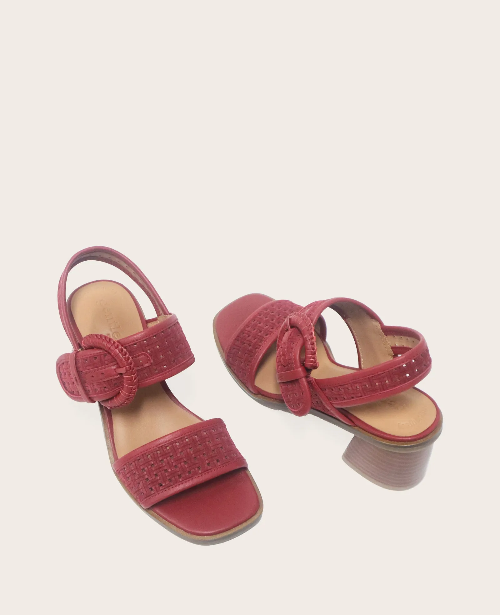 GENTLE SOULS - Mystic Suede Perforated Heeled Sandal sold by Kenneth Cole product image thumbnail 2