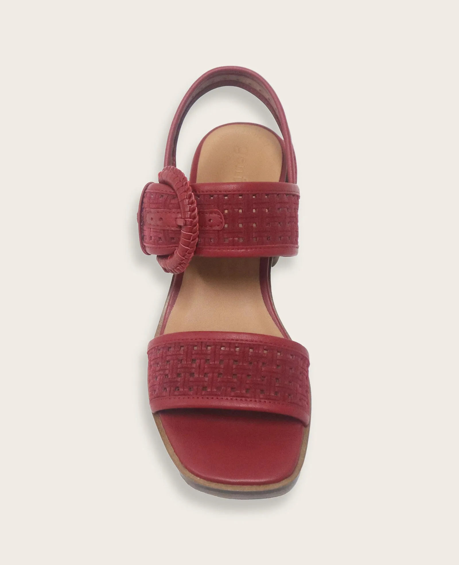 GENTLE SOULS - Mystic Suede Perforated Heeled Sandal sold by Kenneth Cole product image thumbnail 3