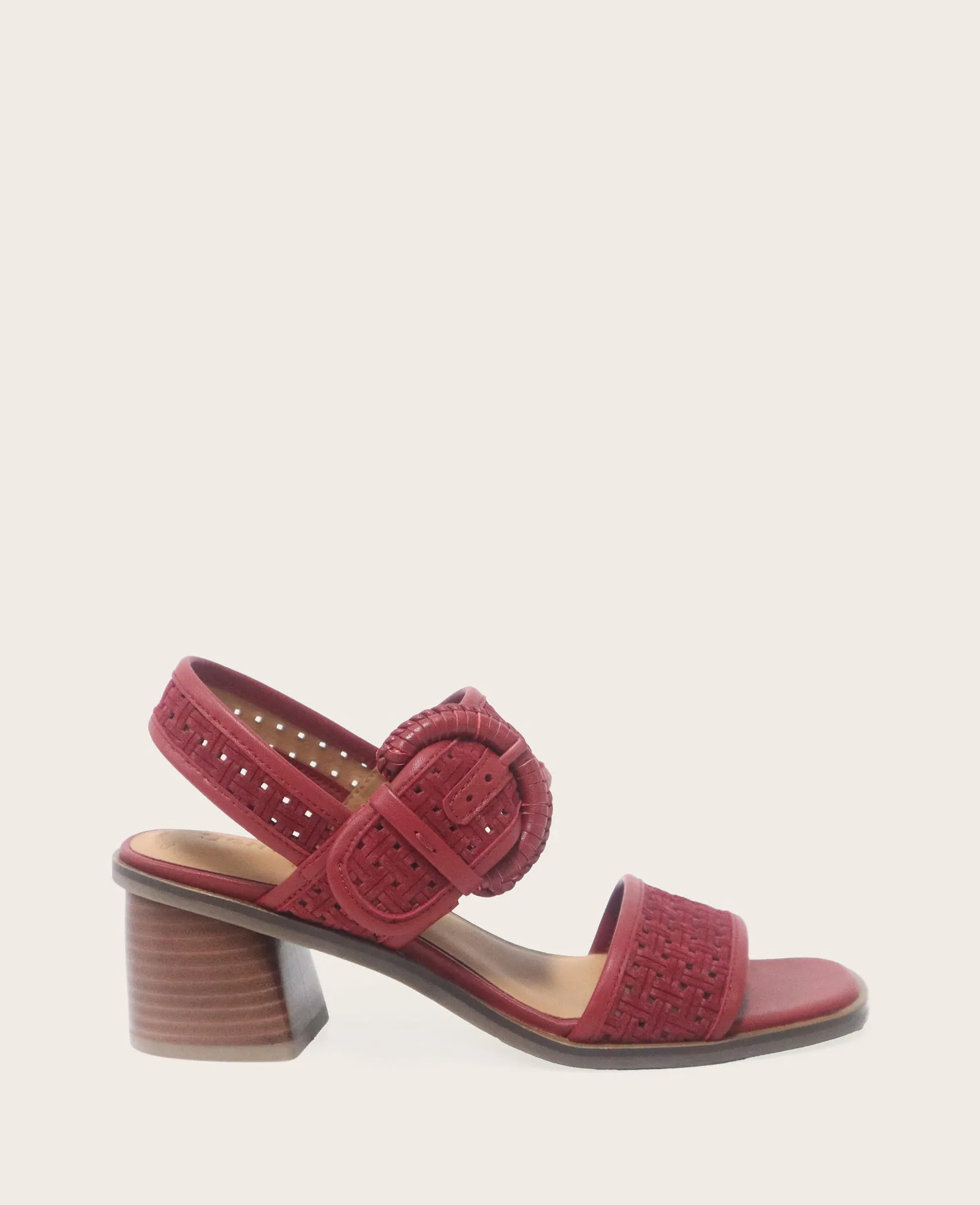 GENTLE SOULS - Mystic Suede Perforated Heeled Sandal sold by Kenneth Cole