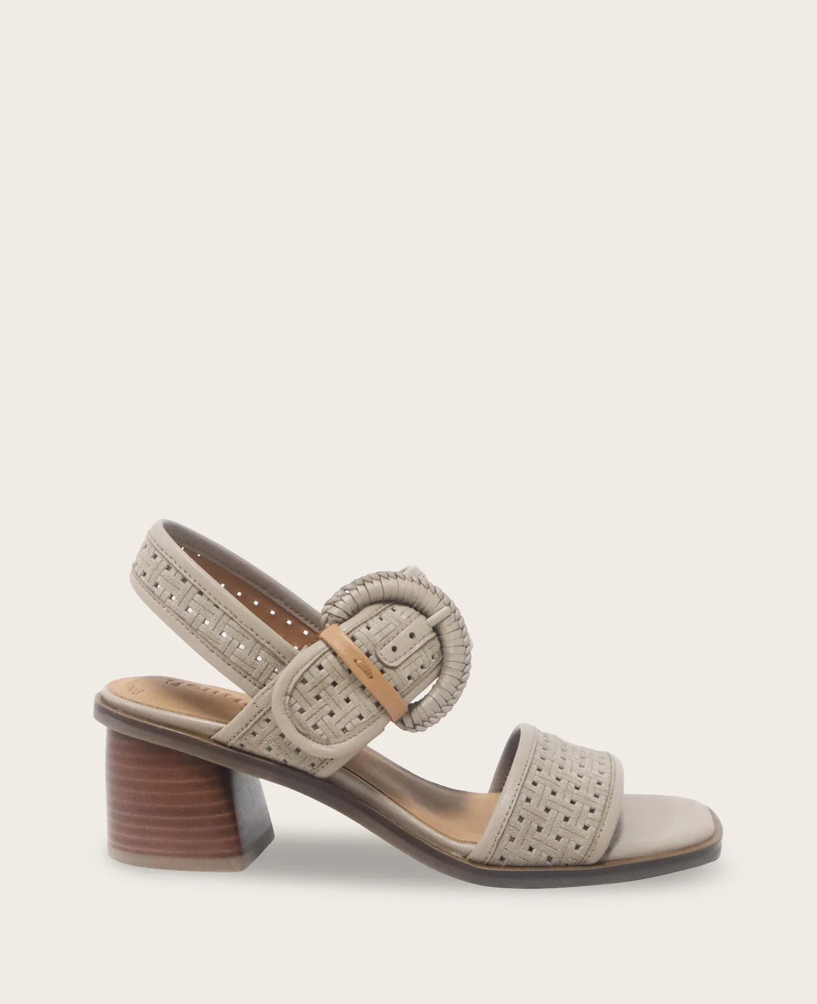 GENTLE SOULS - Mystic Suede Perforated Heeled Sandal sold by Kenneth Cole