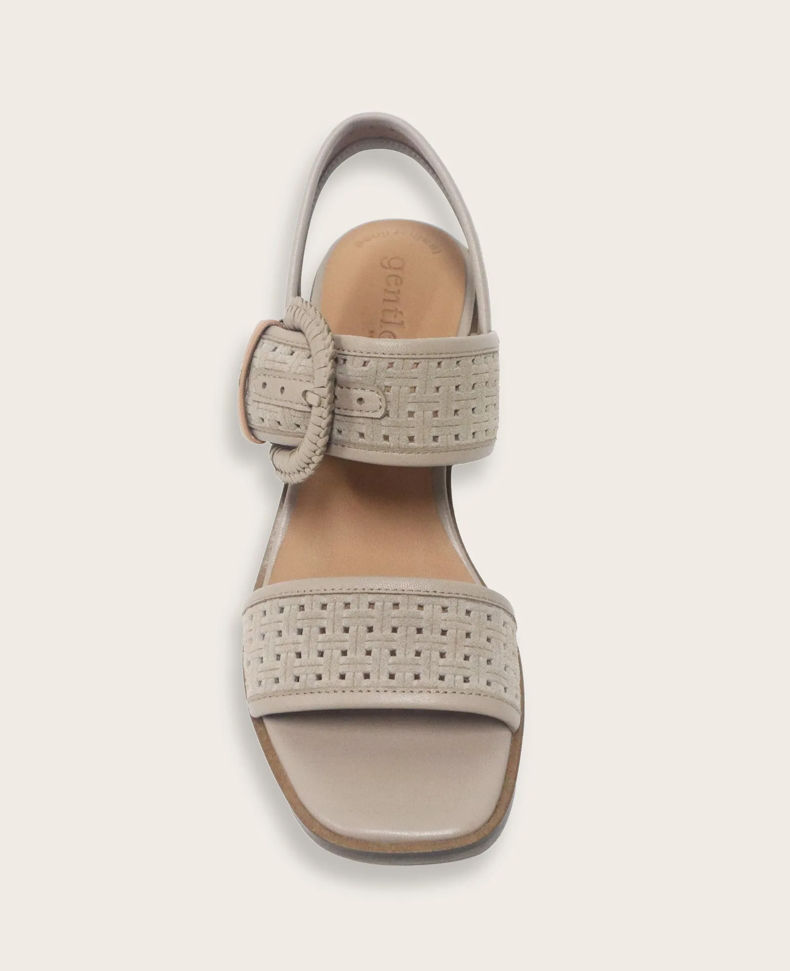 GENTLE SOULS - Mystic Suede Perforated Heeled Sandal sold by Kenneth Cole product image thumbnail 3