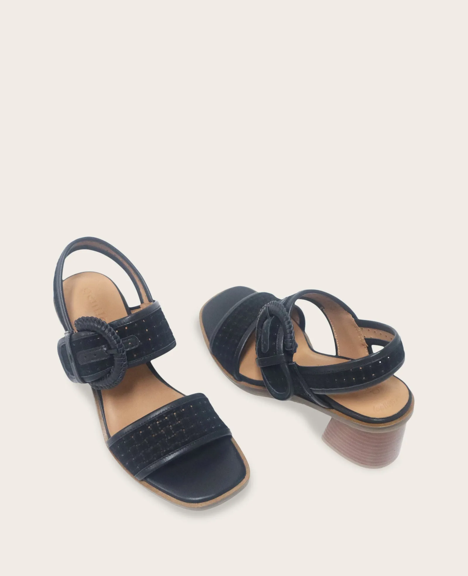 GENTLE SOULS - Mystic Suede Perforated Heeled Sandal sold by Kenneth Cole product image thumbnail 2