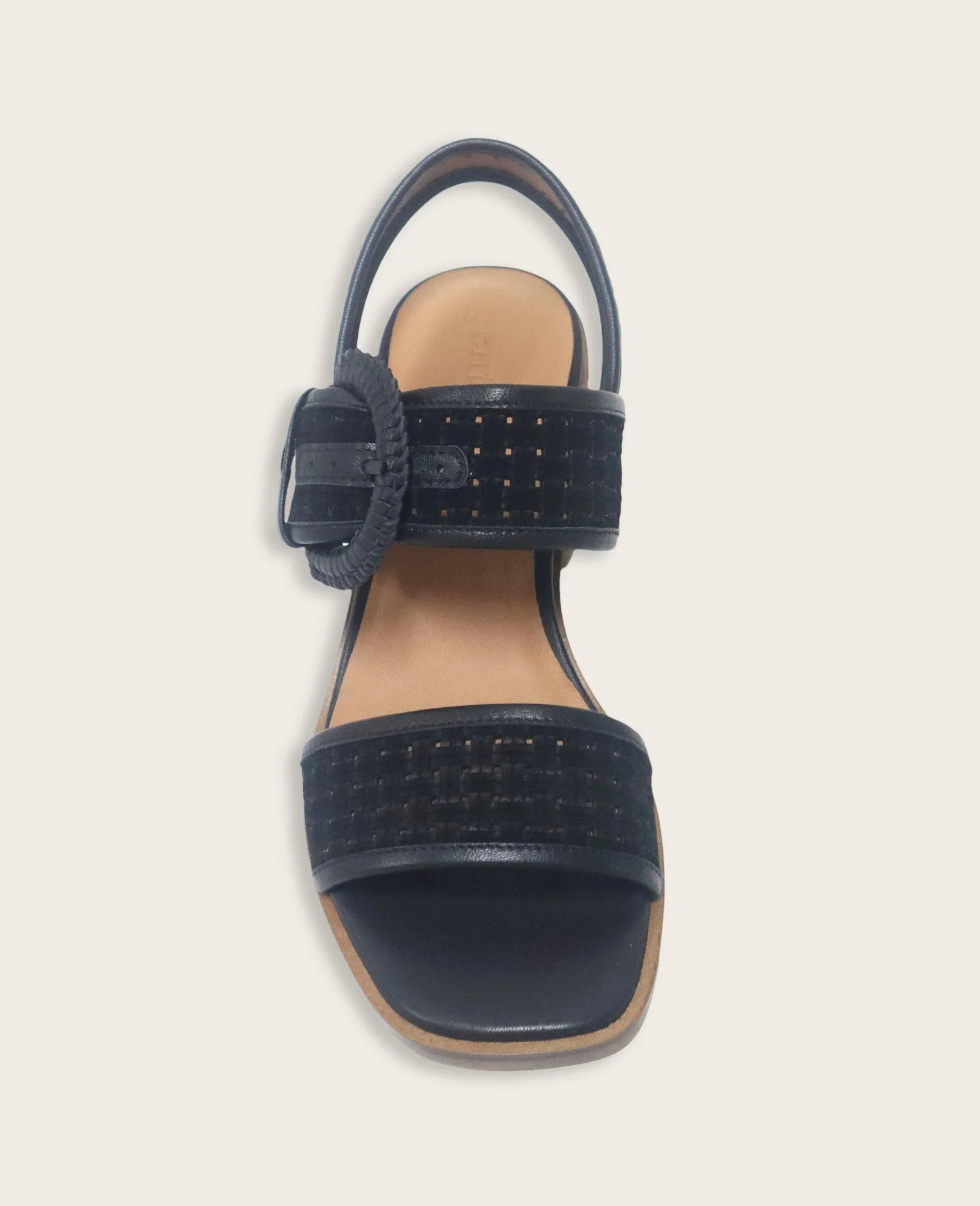 GENTLE SOULS - Mystic Suede Perforated Heeled Sandal sold by Kenneth Cole product image thumbnail 3