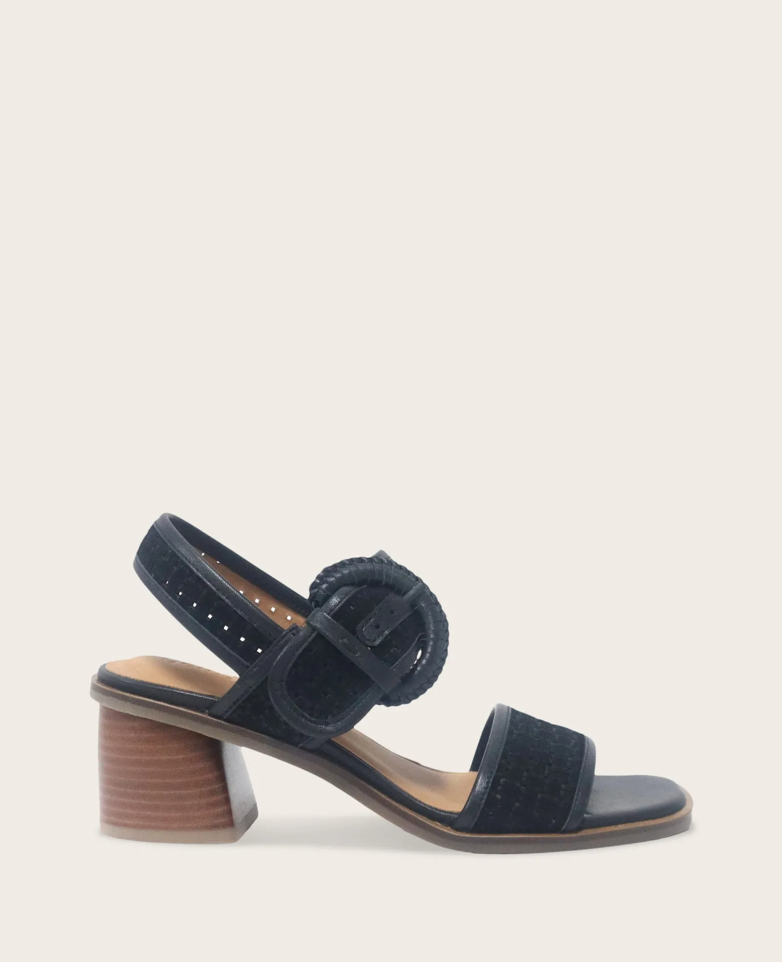 GENTLE SOULS - Mystic Suede Perforated Heeled Sandal sold by Kenneth Cole