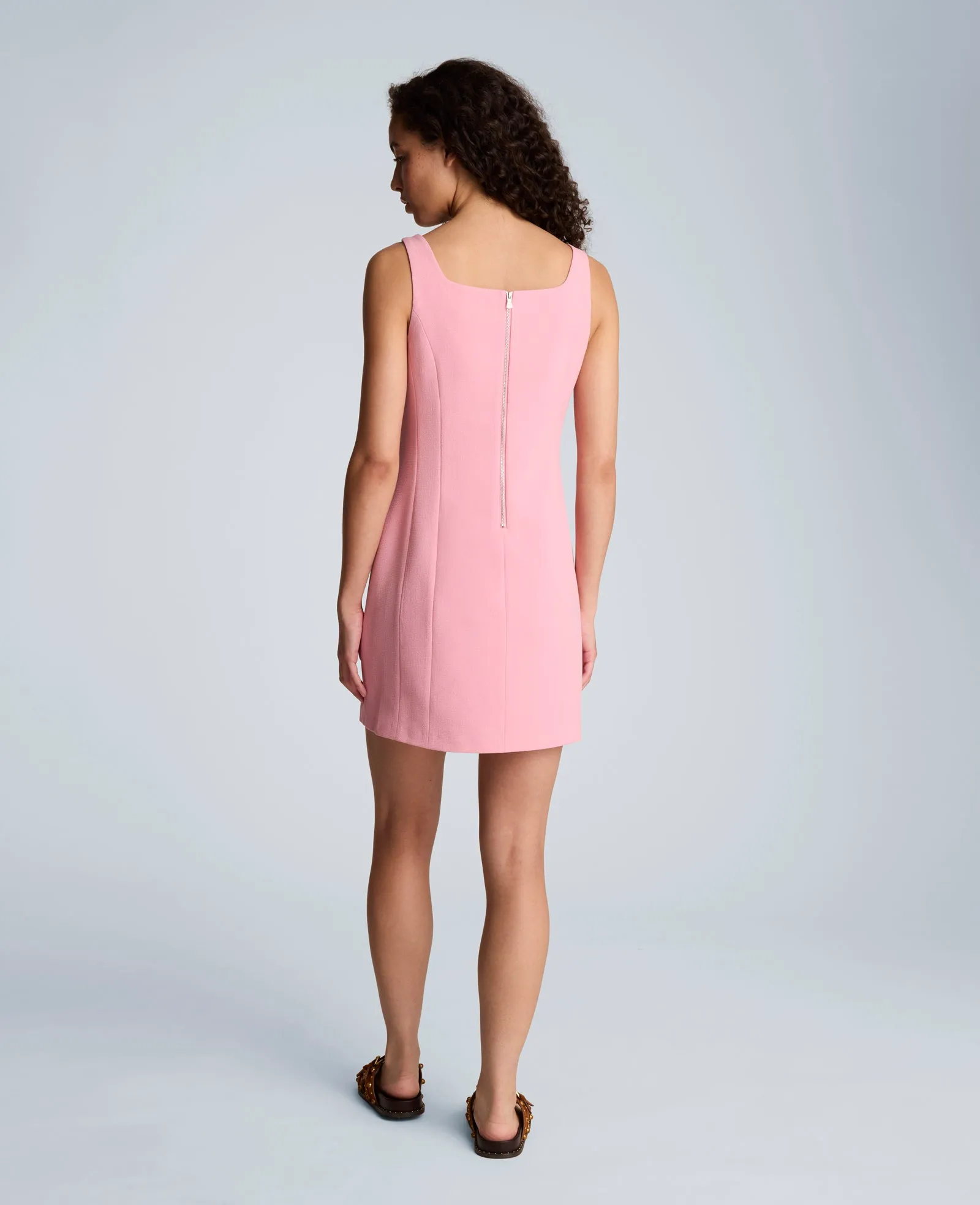 Sculpted Neck Mini Fit and Flare Dress sold by Kenneth Cole product image thumbnail 2