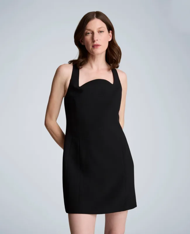 Sculpted Neck Mini Fit and Flare Dress sold by Kenneth Cole