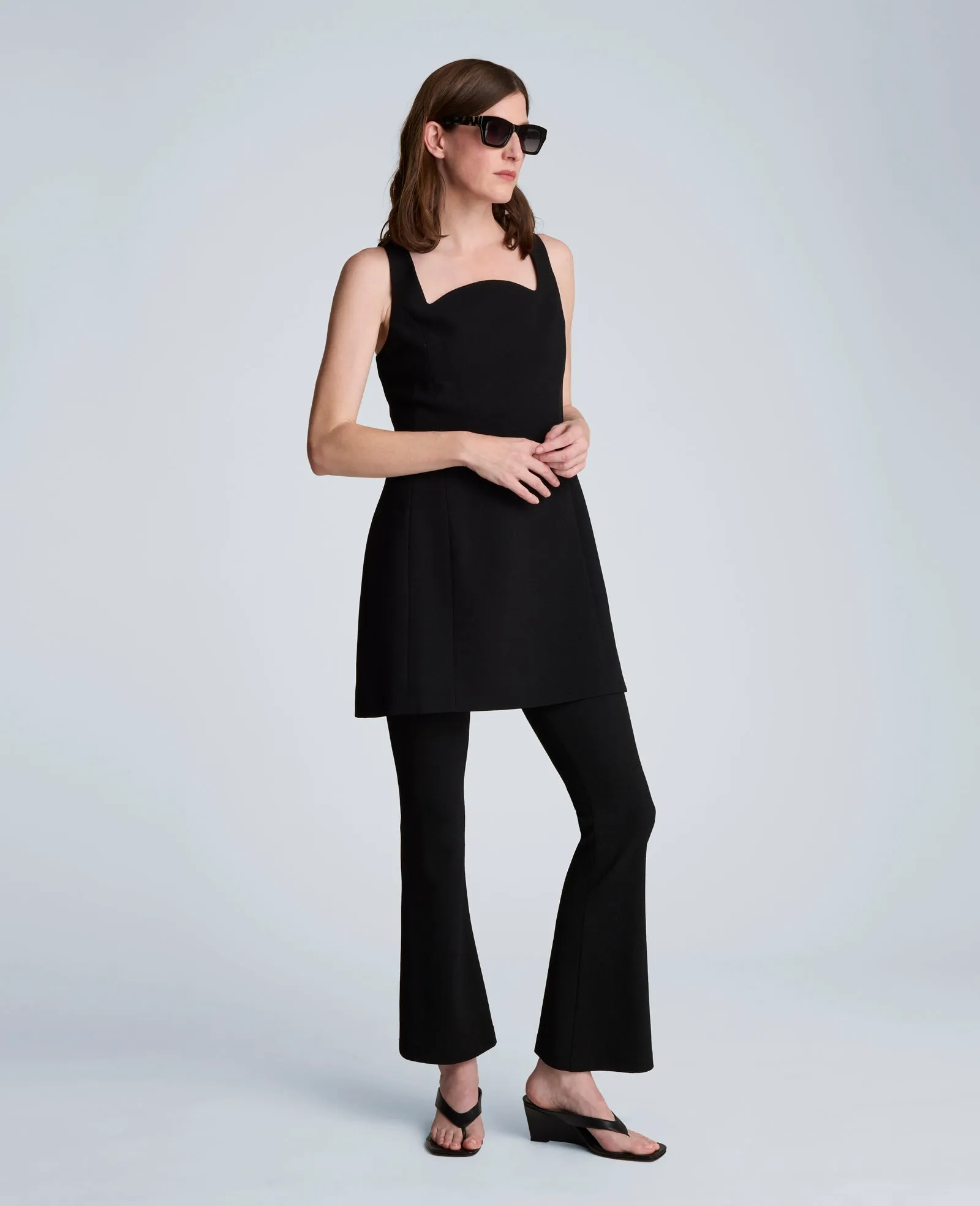 Sculpted Neck Mini Fit and Flare Dress sold by Kenneth Cole product image thumbnail 5