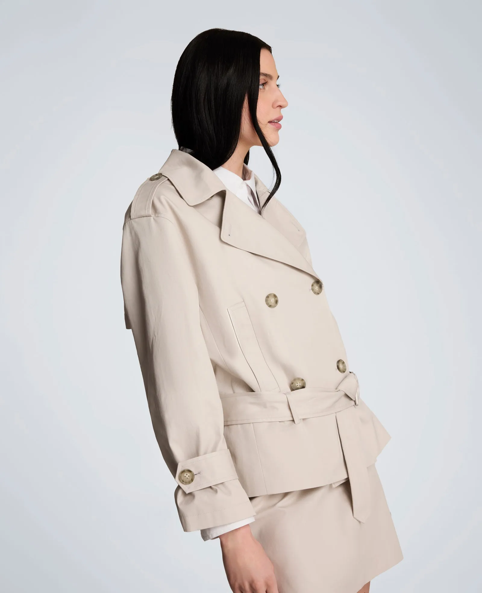 Drop Waist Trench with Belt sold by Kenneth Cole product image thumbnail 5