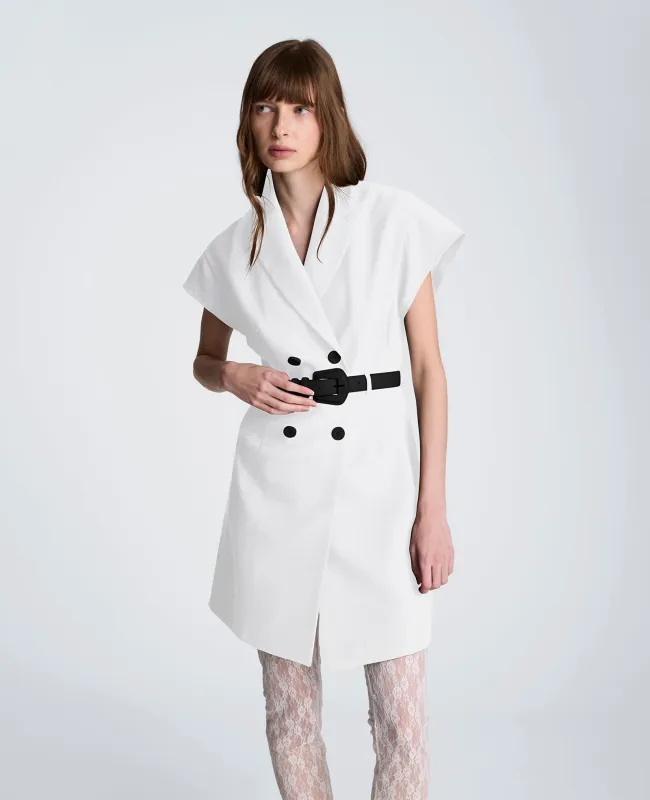 Drop Shoulder Mini Trench Jacket Dress sold by Kenneth Cole