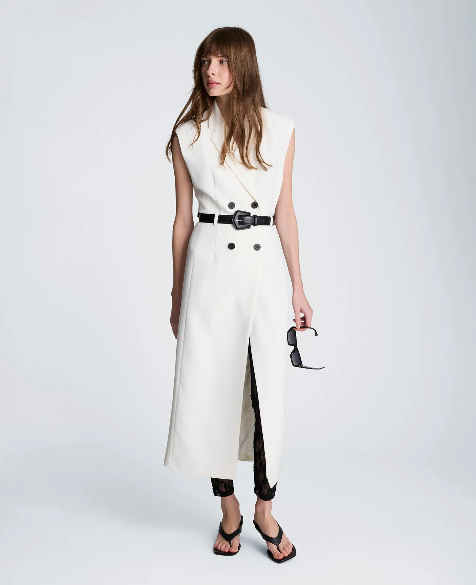 Sleeveless Modern Midi Trench Dress sold by Kenneth Cole