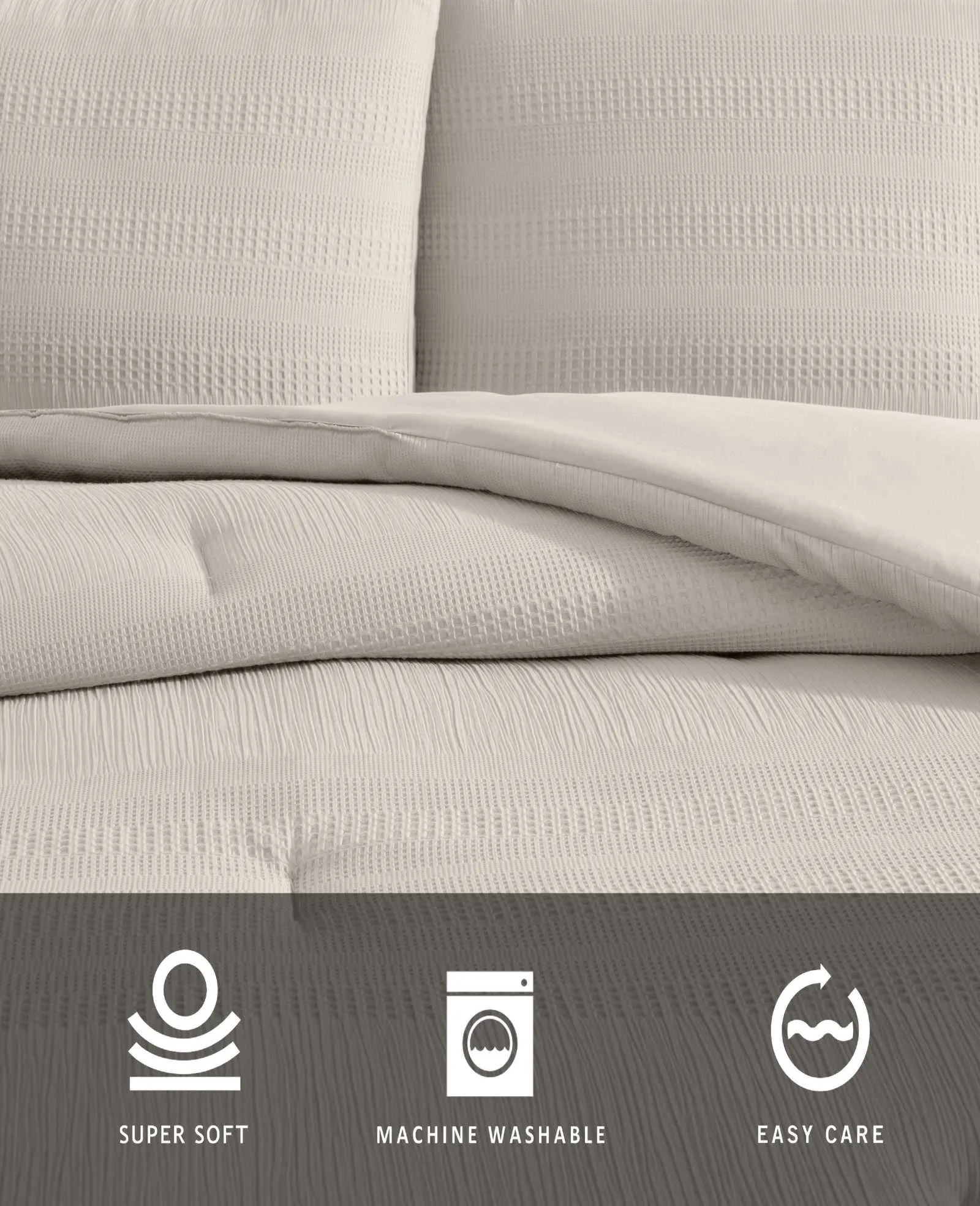 Variegated Waffle Comforter Set sold by Kenneth Cole product image thumbnail 5