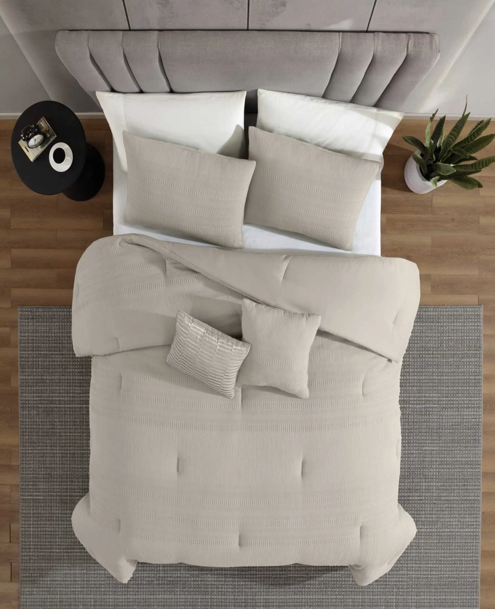 Variegated Waffle Comforter Set sold by Kenneth Cole product image thumbnail 4