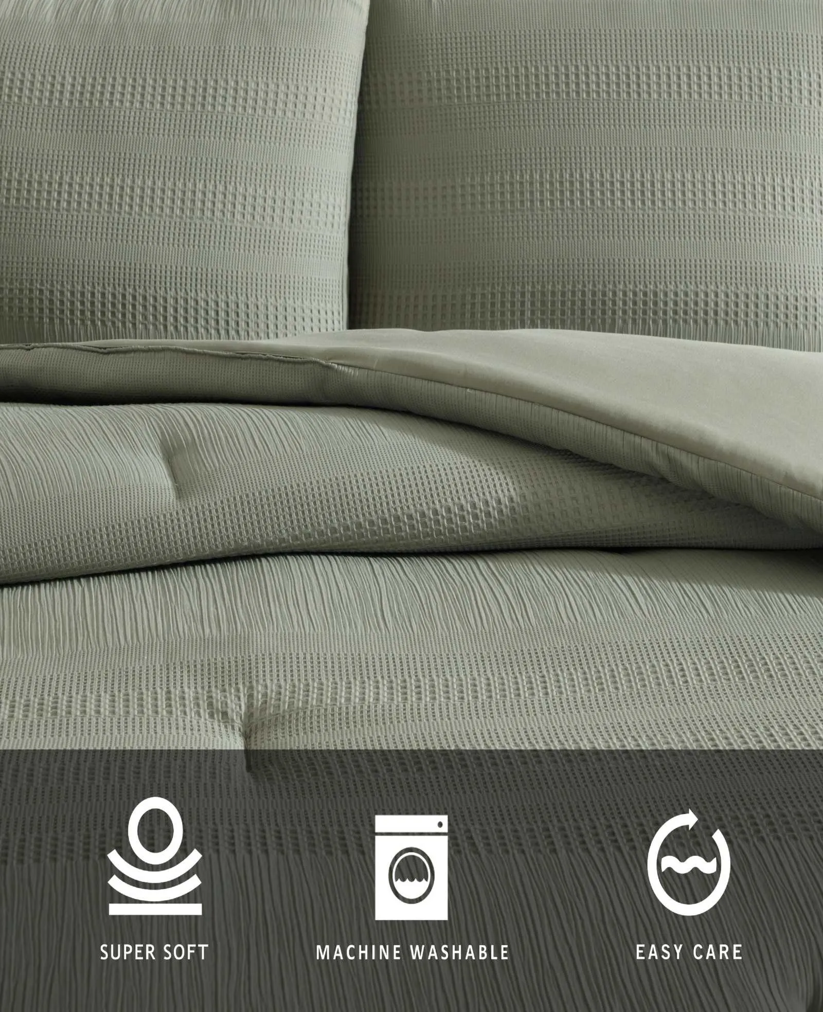 Variegated Waffle Comforter Set sold by Kenneth Cole product image thumbnail 5