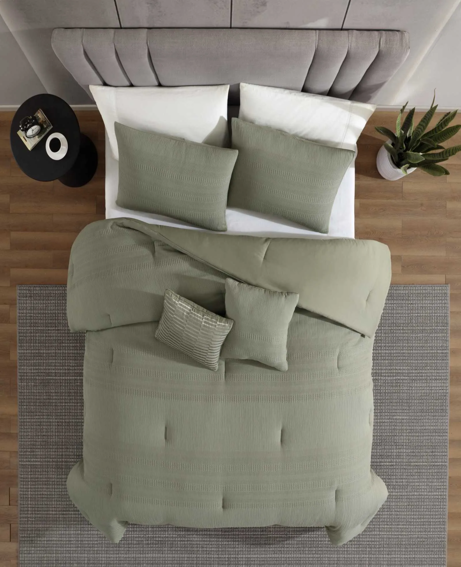 Variegated Waffle Comforter Set sold by Kenneth Cole product image thumbnail 4