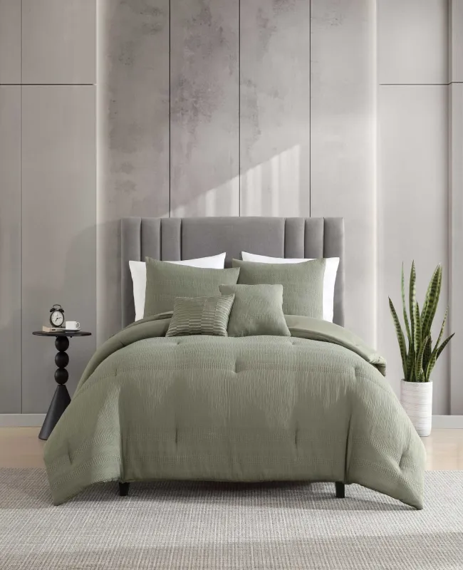 Variegated Waffle Comforter Set sold by Kenneth Cole