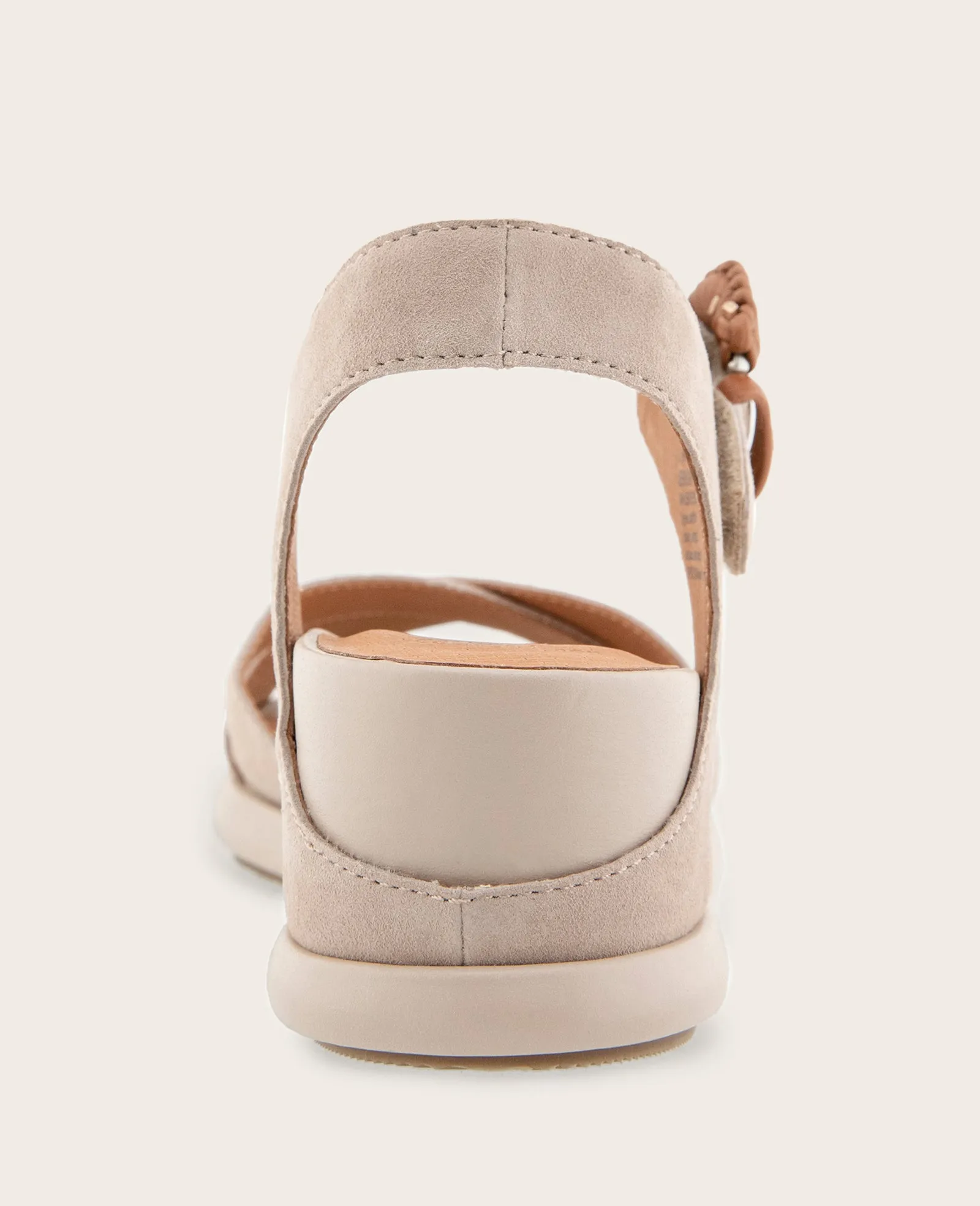 GENTLE SOULS - Jaylee Suede Criss-Cross Ankle Strap Platform Sandal sold by Kenneth Cole product image thumbnail 4