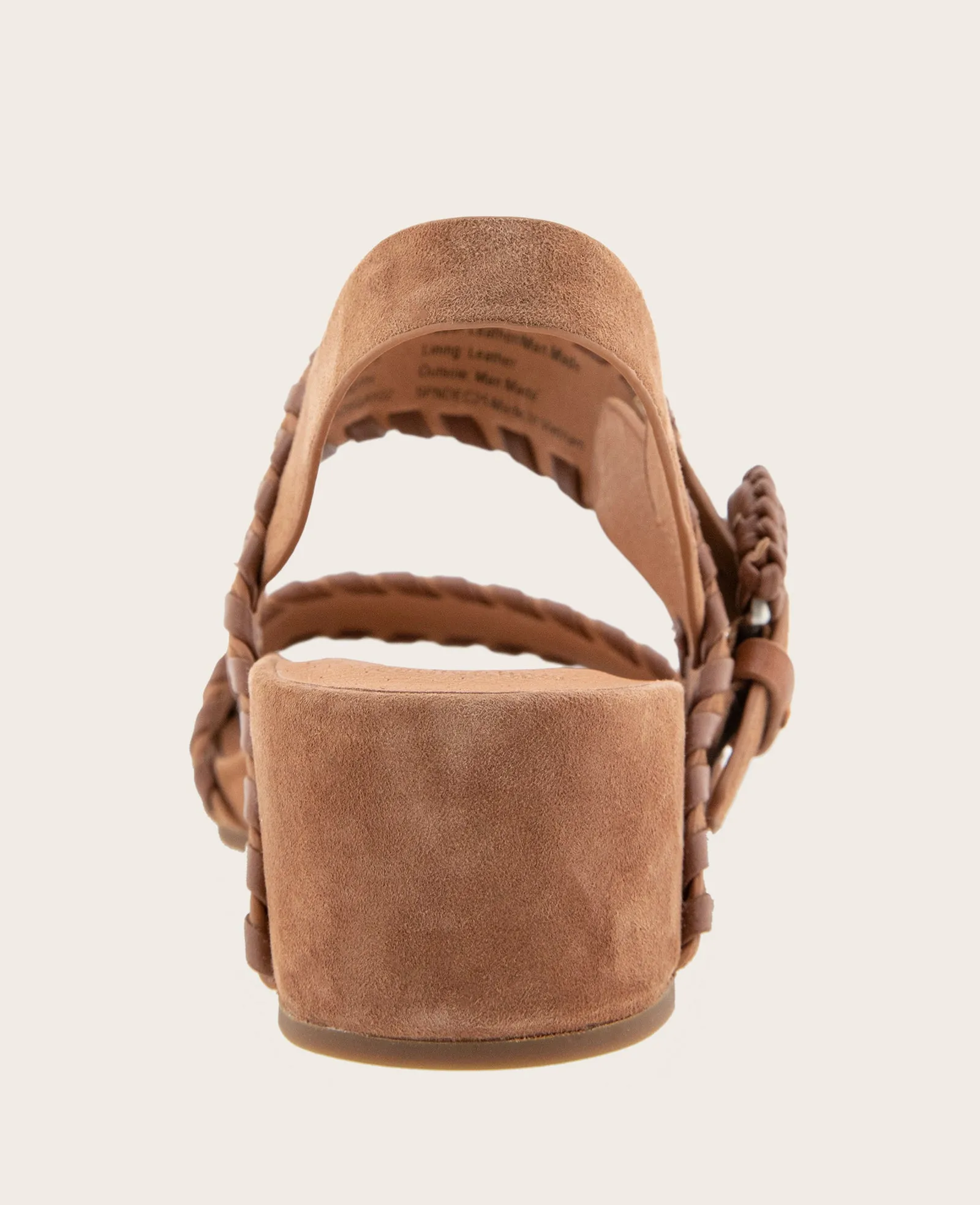 GENTLE SOULS - Gayle Suede Two Band Whip Stitch Wedge Sandal sold by Kenneth Cole product image thumbnail 4