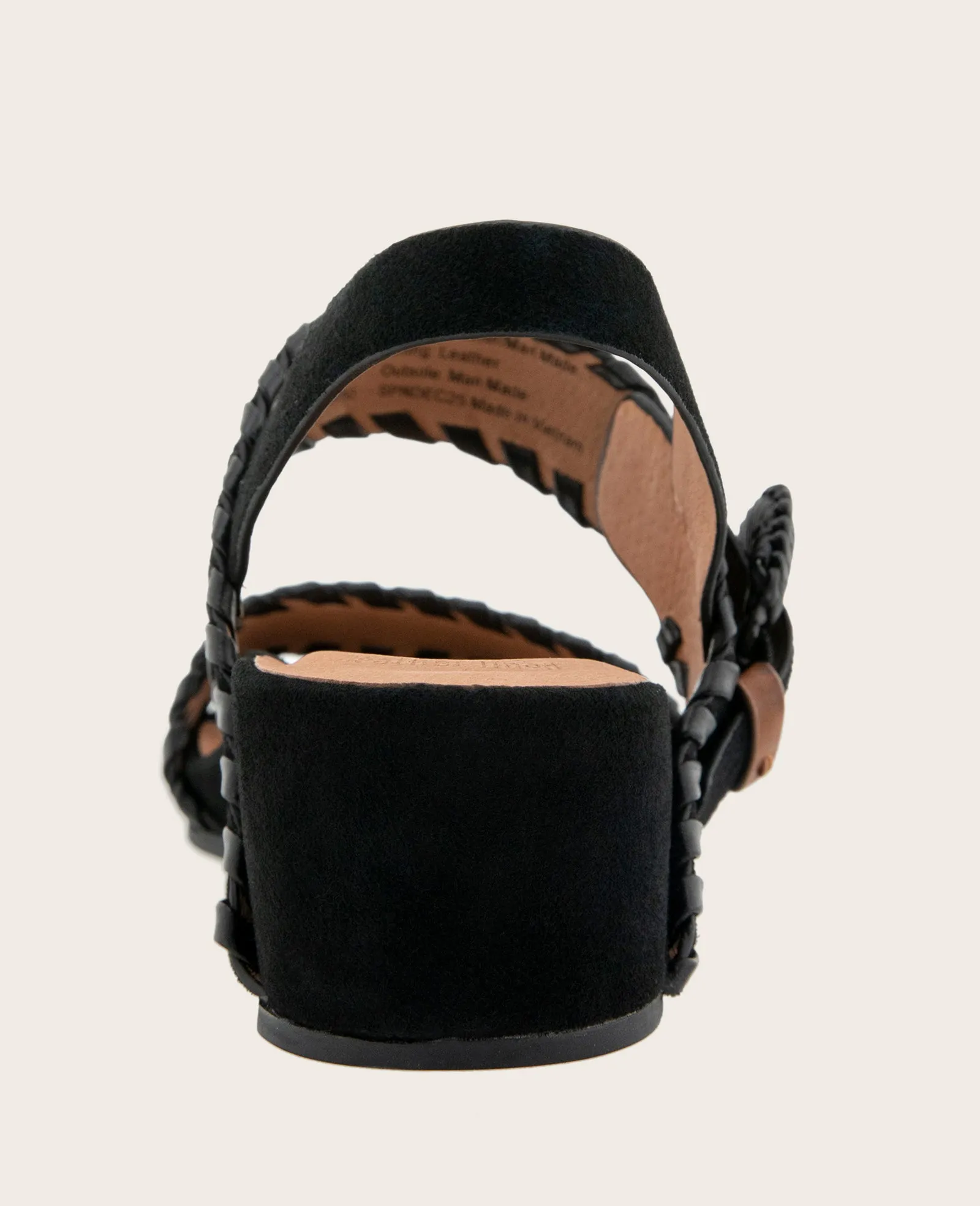 GENTLE SOULS - Gayle Suede Two Band Whip Stitch Wedge Sandal sold by Kenneth Cole product image thumbnail 4