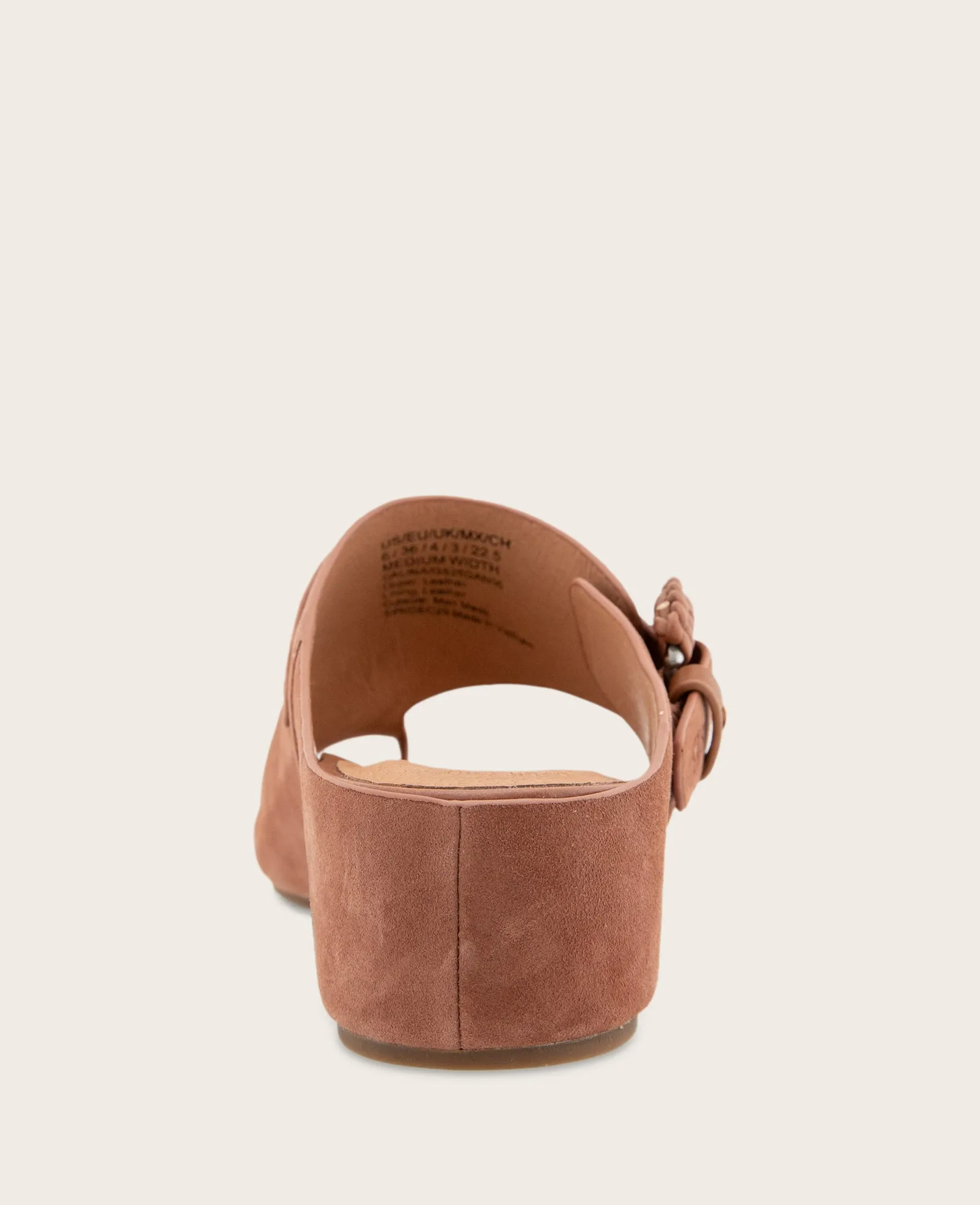 GENTLE SOULS - Galina Suede Toe Ring Buckle Wedge Sandal sold by Kenneth Cole product image thumbnail 4