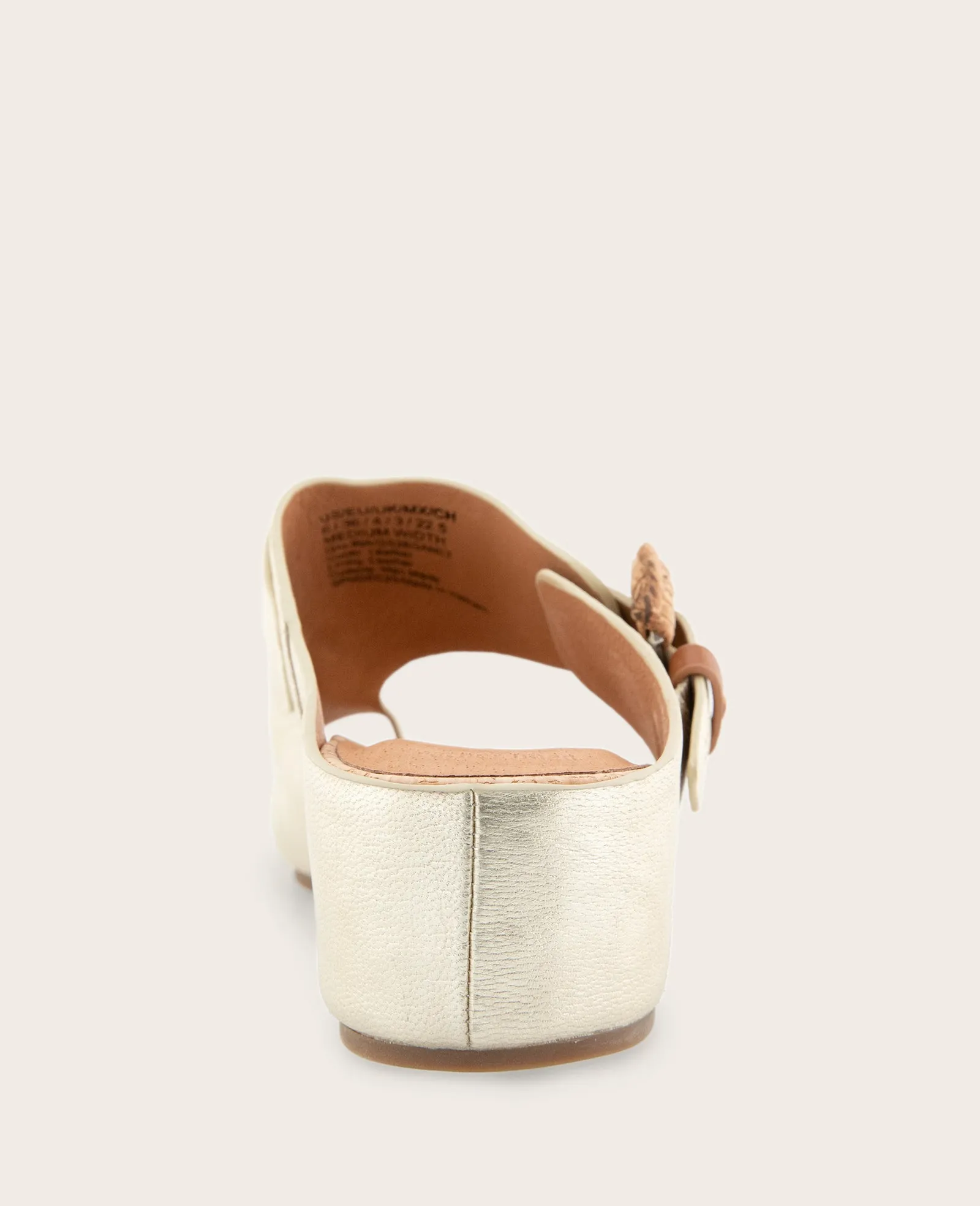 GENTLE SOULS - Galina Leather Toe Ring Buckle Wedge Sandal sold by Kenneth Cole product image thumbnail 4
