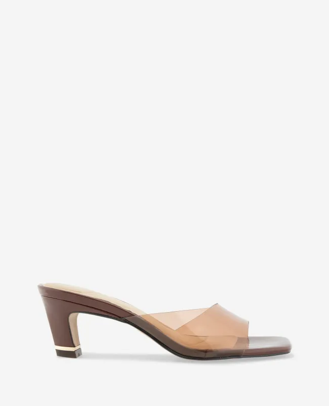 Arita Transparent Open Toe Heel made by Kenneth Cole