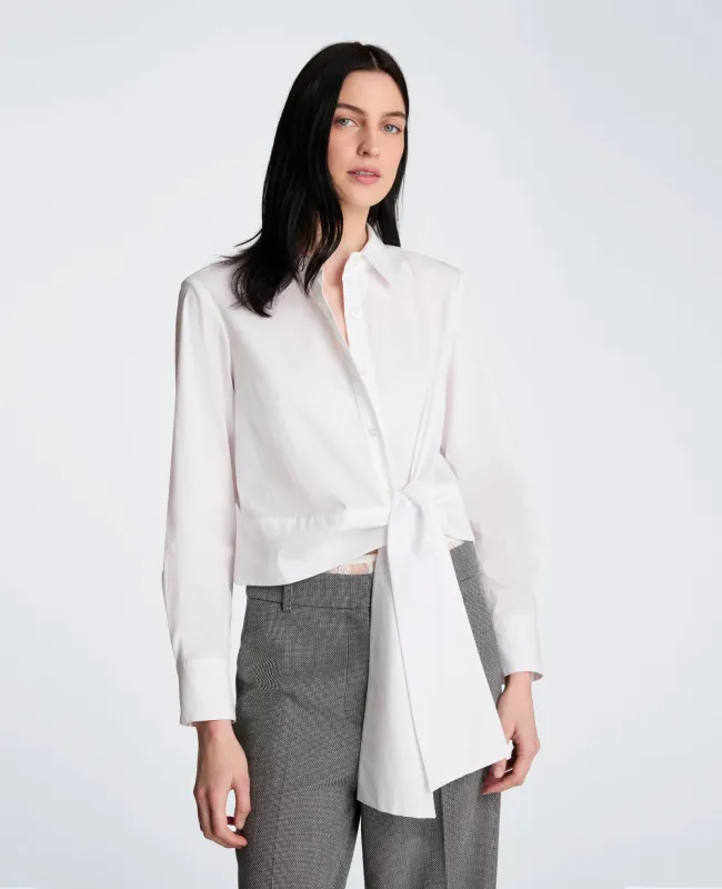 Long Sleeve Shirt with Wide Tie Waist sold by Kenneth Cole