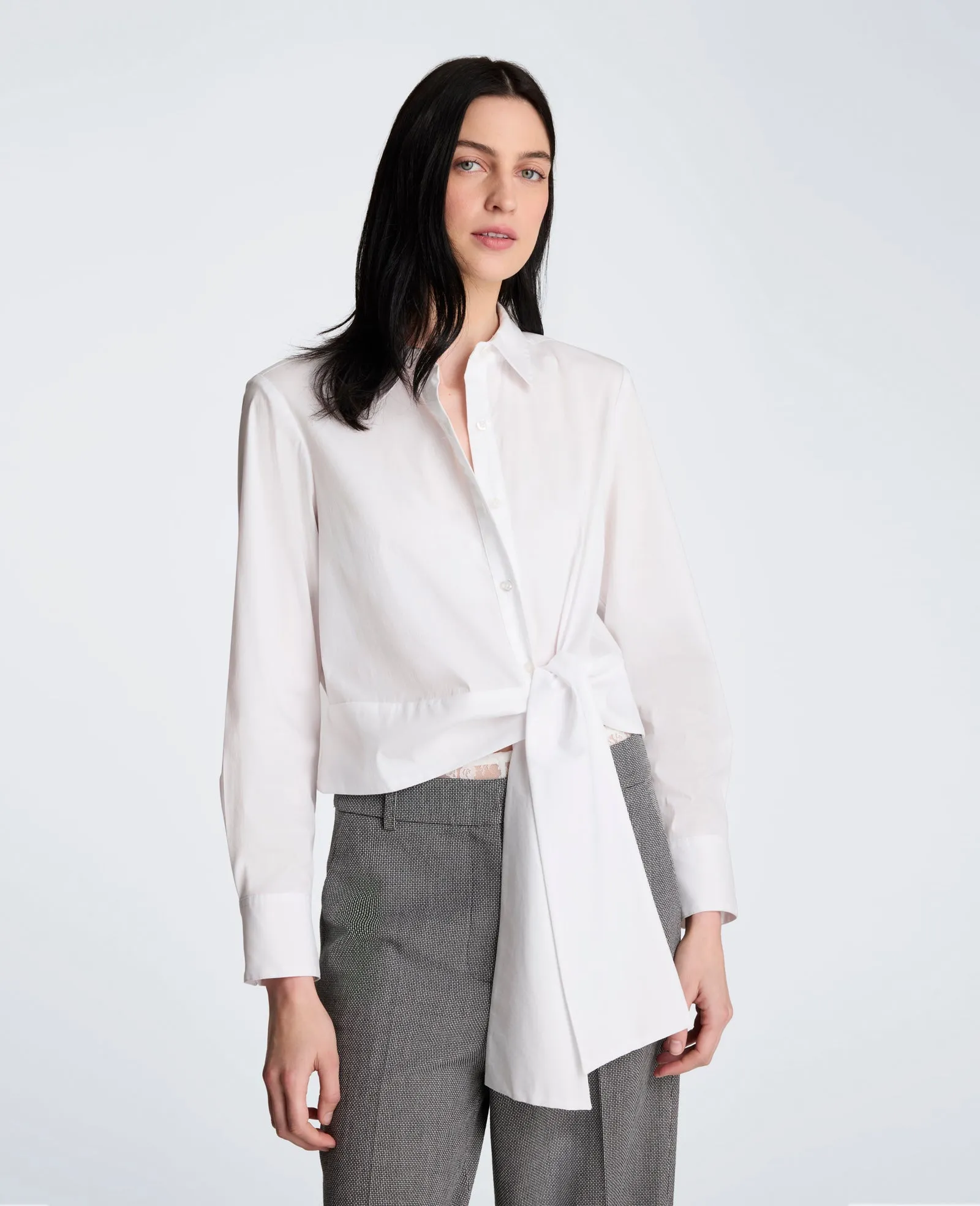 Long Sleeve Shirt with Wide Tie Waist sold by Kenneth Cole