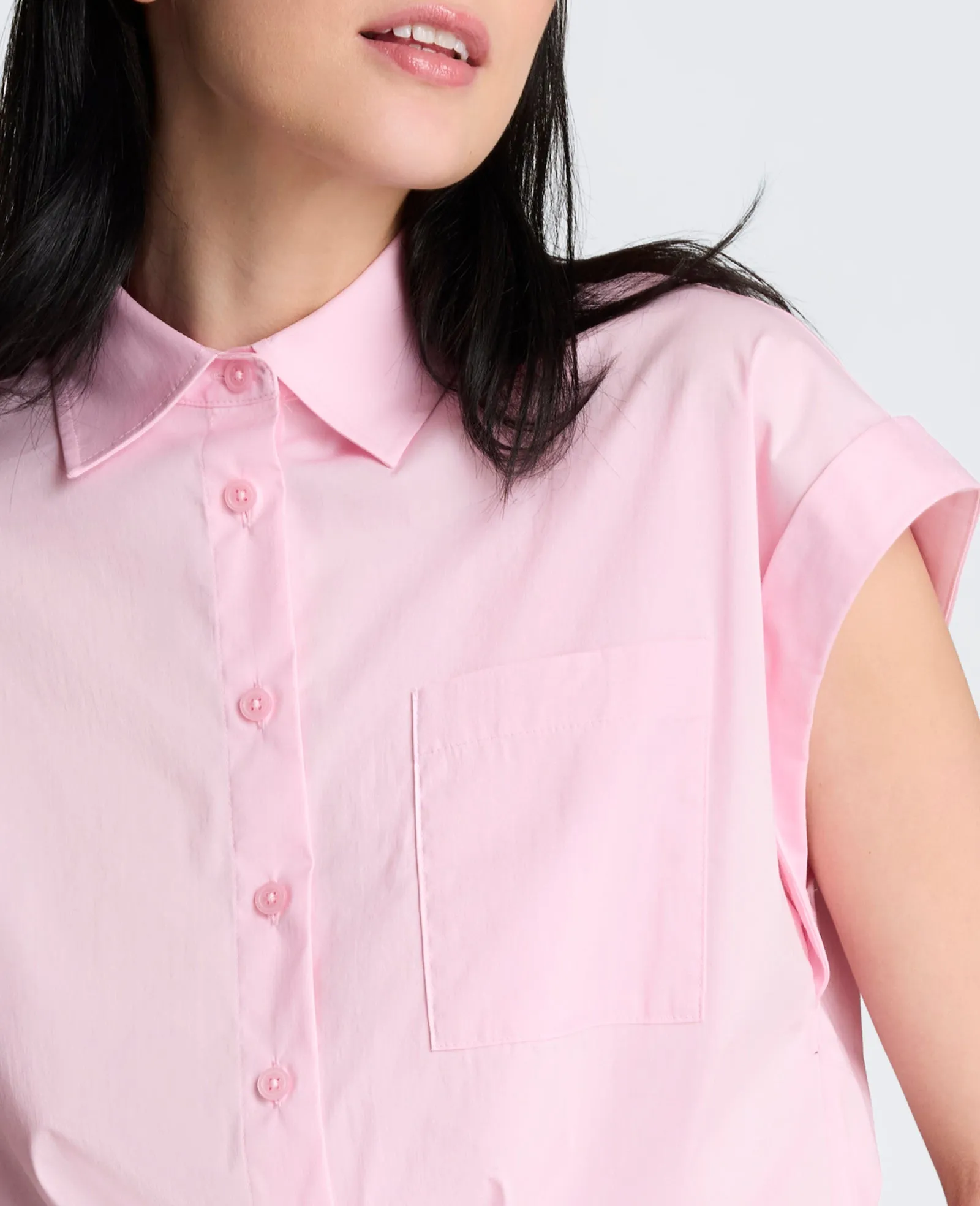 Cropped Short Sleeve Shirt sold by Kenneth Cole product image thumbnail 4