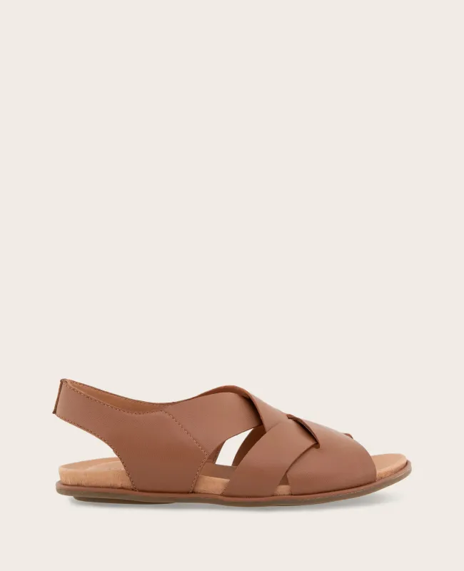 GENTLE SOULS - Laken Leather Oversize Weave Sandal sold by Kenneth Cole