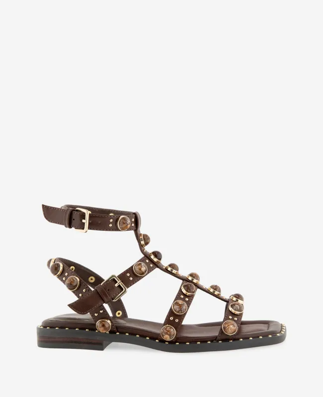 Ruby Leather Jewel Gladiator Sandal sold by Kenneth Cole