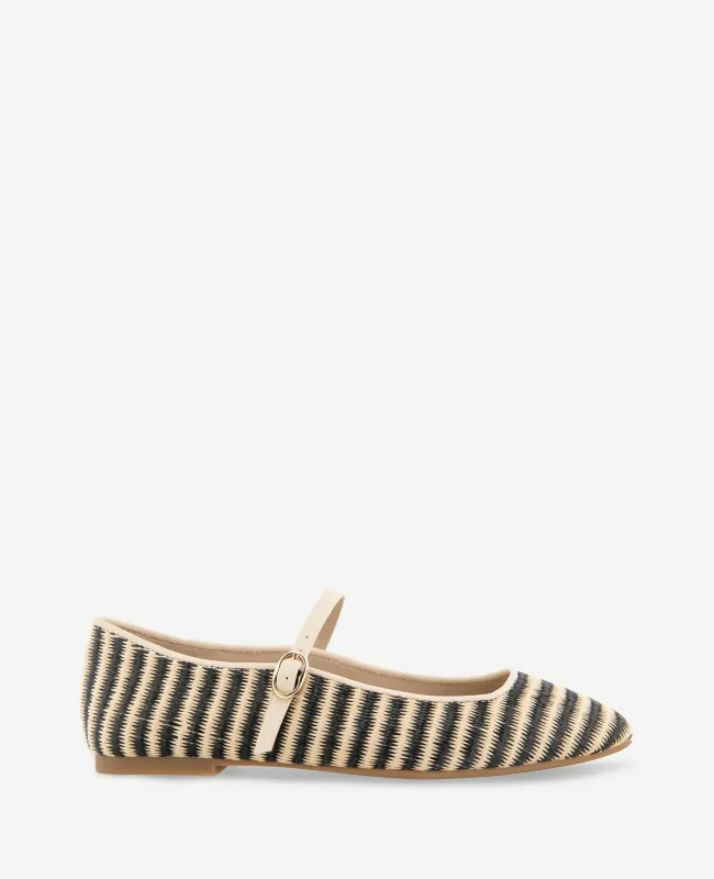 Jasper Raffia Ballet Flat made by Kenneth Cole