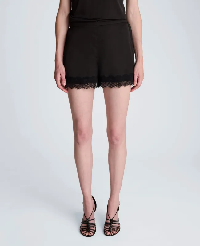 Pull On Lace Hem Short sold by Kenneth Cole