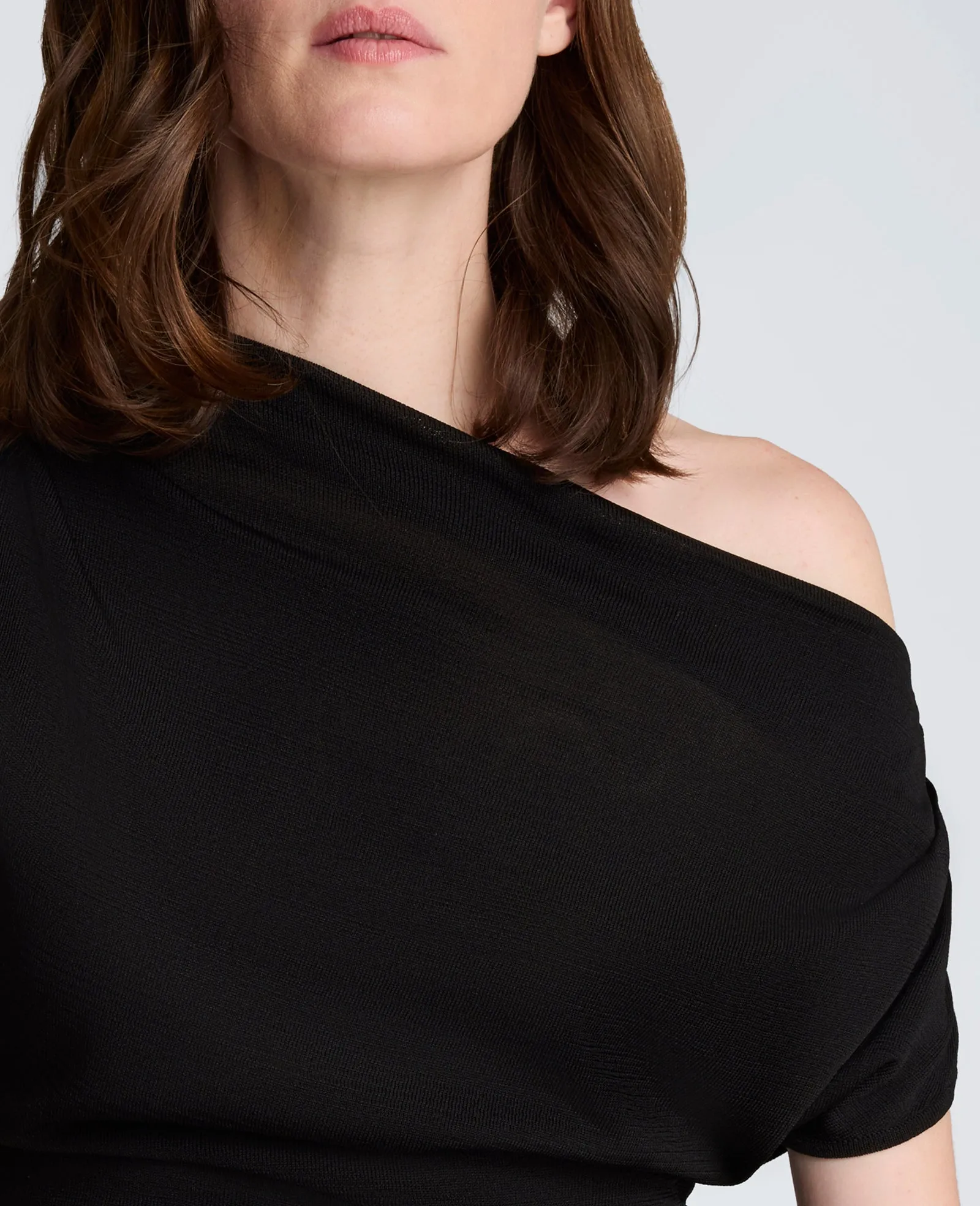 Asymmetrical Drape Neck Top sold by Kenneth Cole product image thumbnail 5