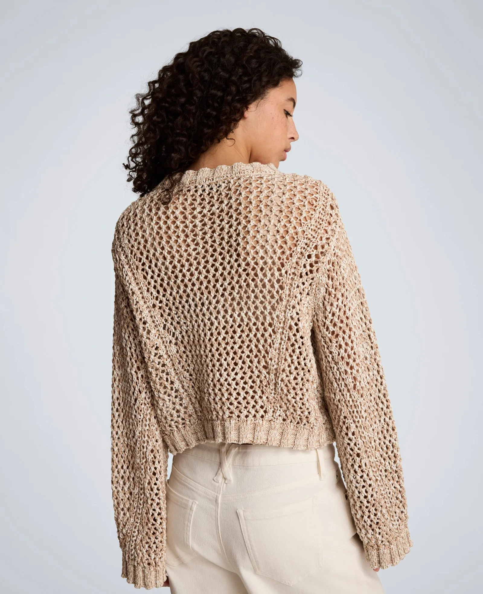 Two Tone Open Stitch Pullover sold by Kenneth Cole product image thumbnail 3