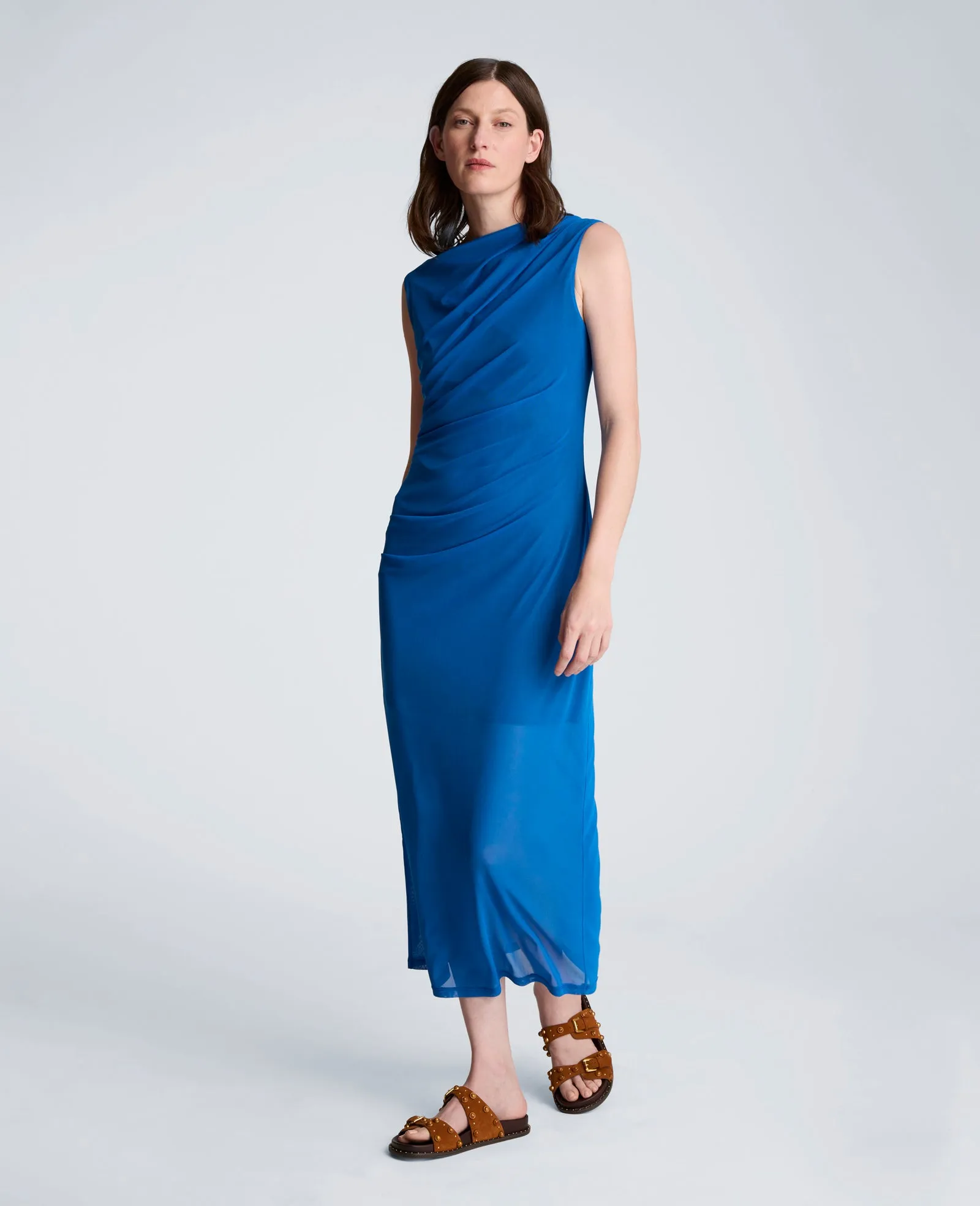 Draped Detailed Modern Midi Dress sold by Kenneth Cole product image thumbnail 5