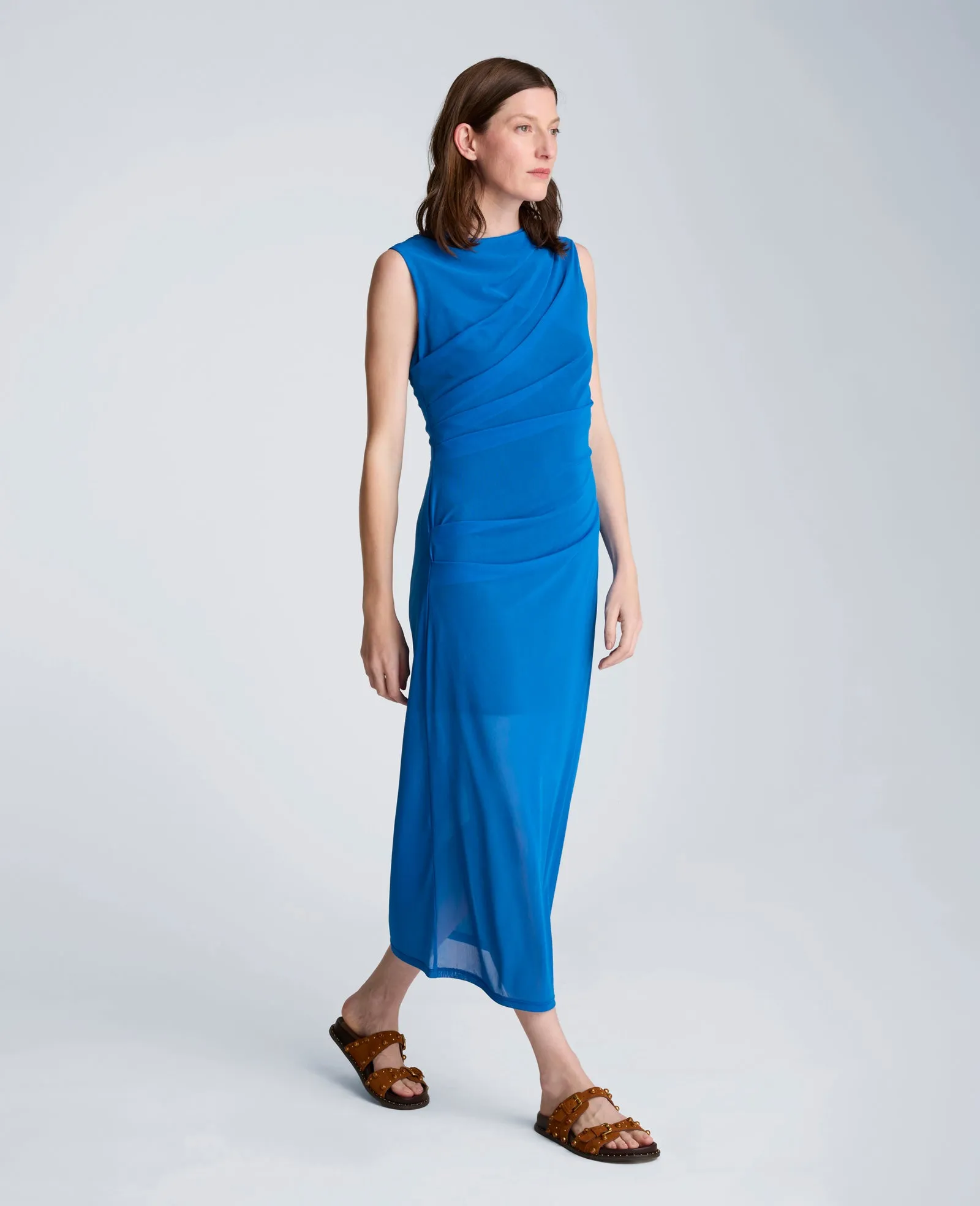 Draped Detailed Modern Midi Dress sold by Kenneth Cole product image thumbnail 3